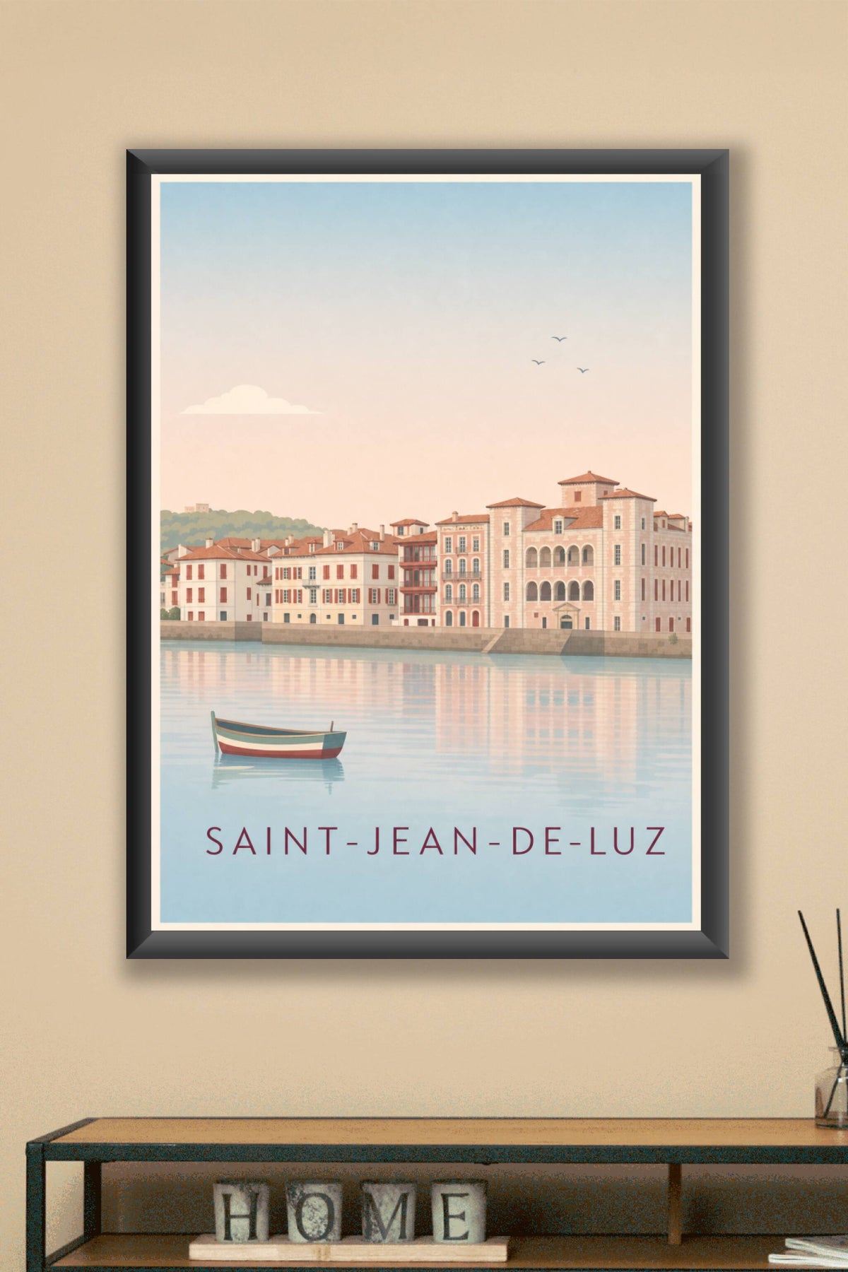 Affiche de Saint-Jean-de-Luz, poster Maison de l'Infante