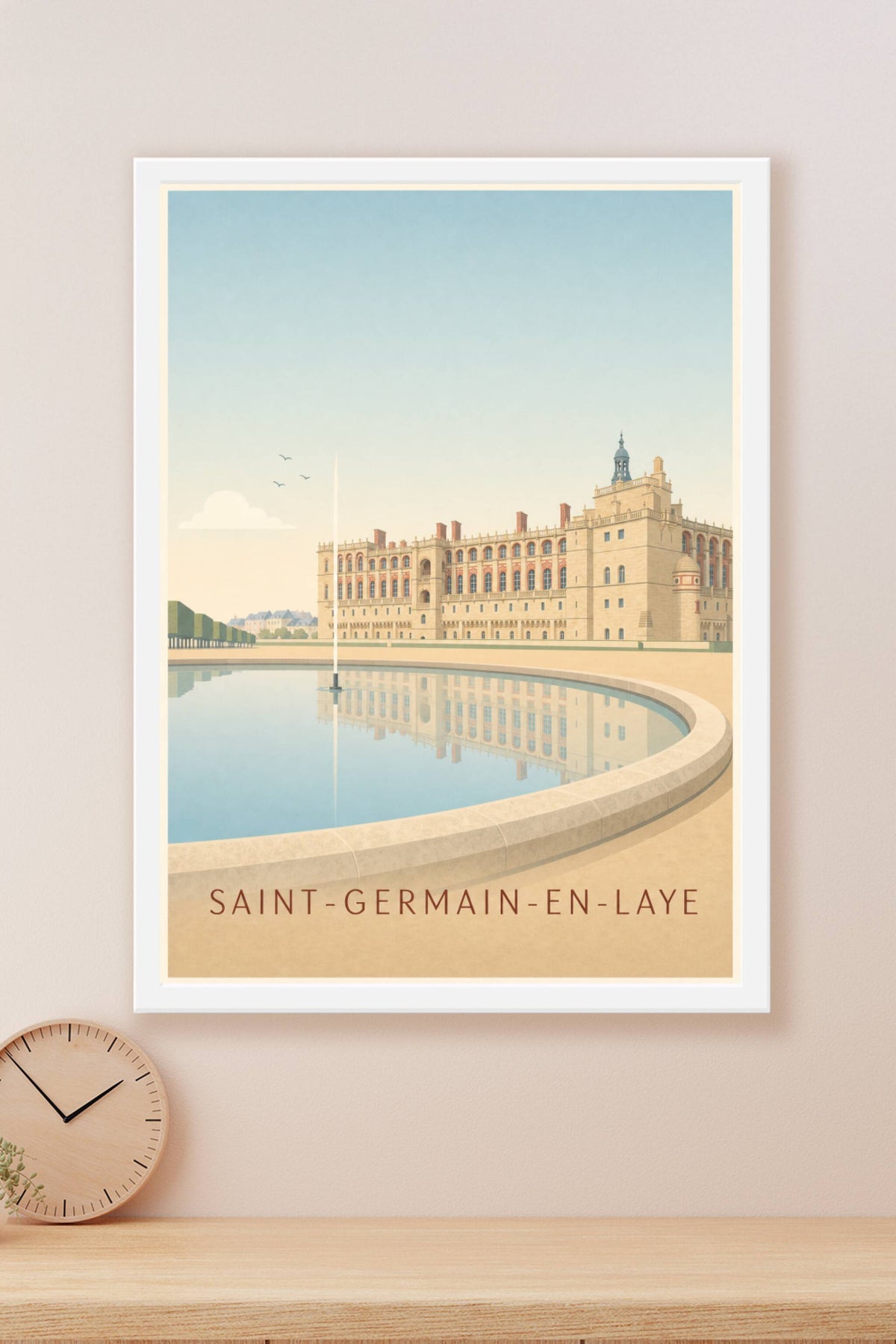 Affiche de Saint-Germain-en-Laye, poster du Château