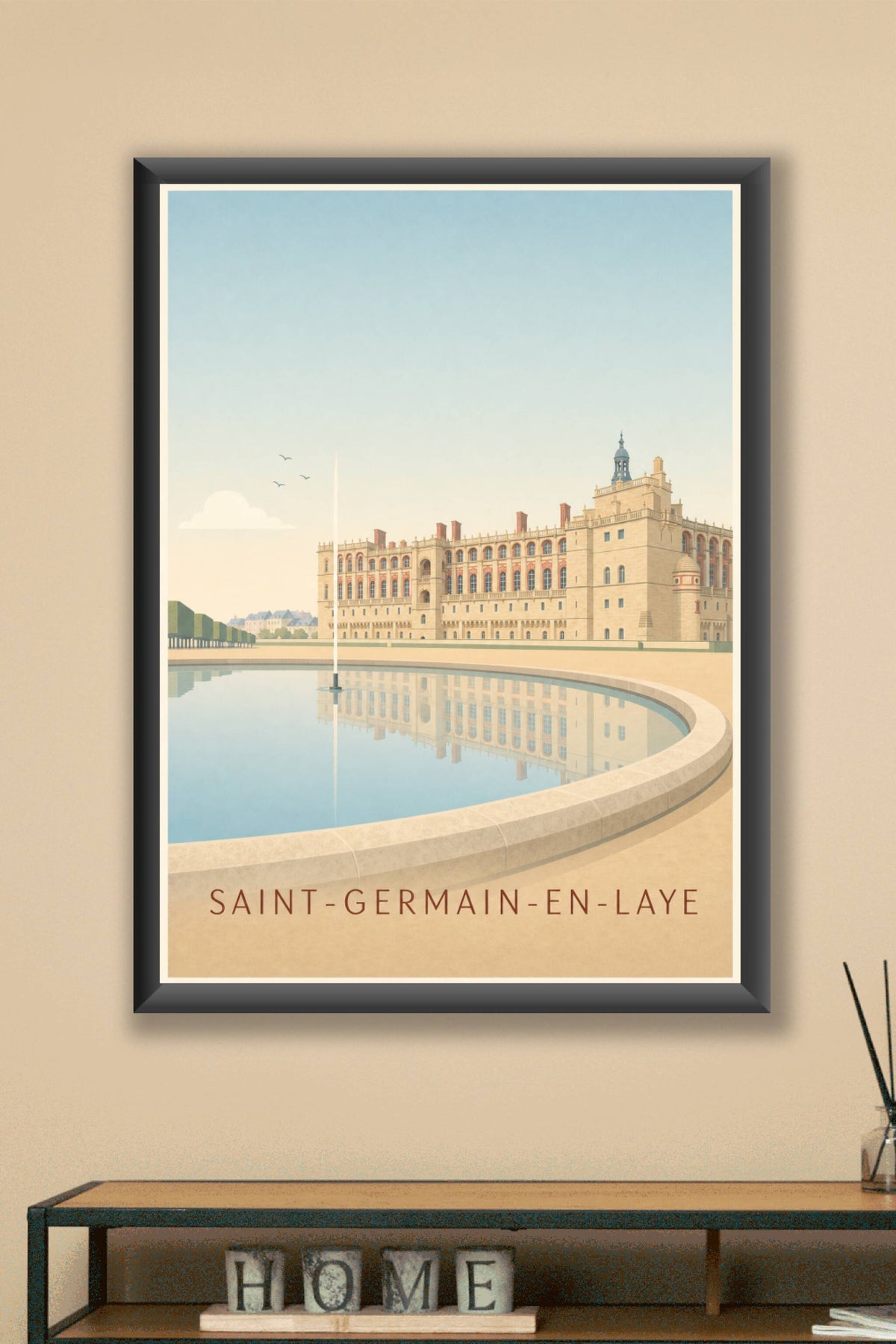 Affiche de Saint-Germain-en-Laye, poster du Château