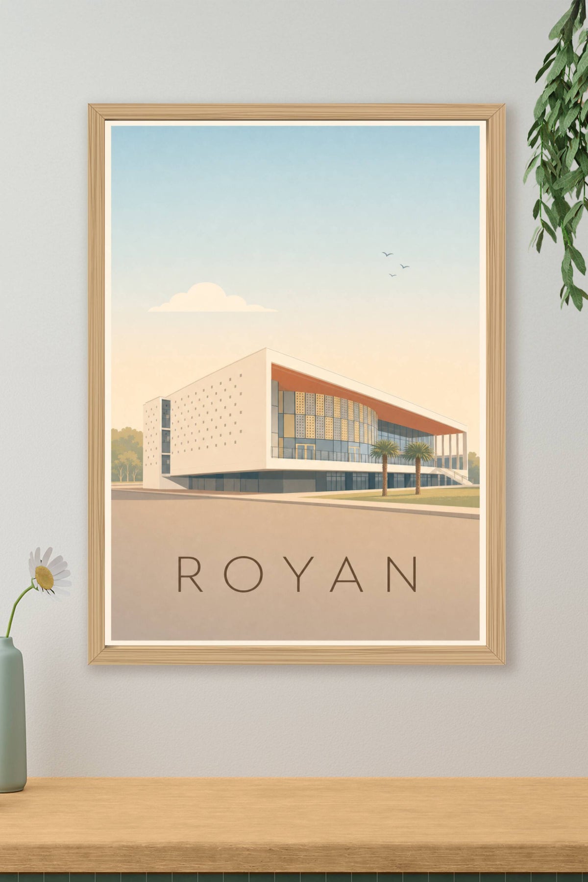 Affiche de Royan, poster du Palais des congrès