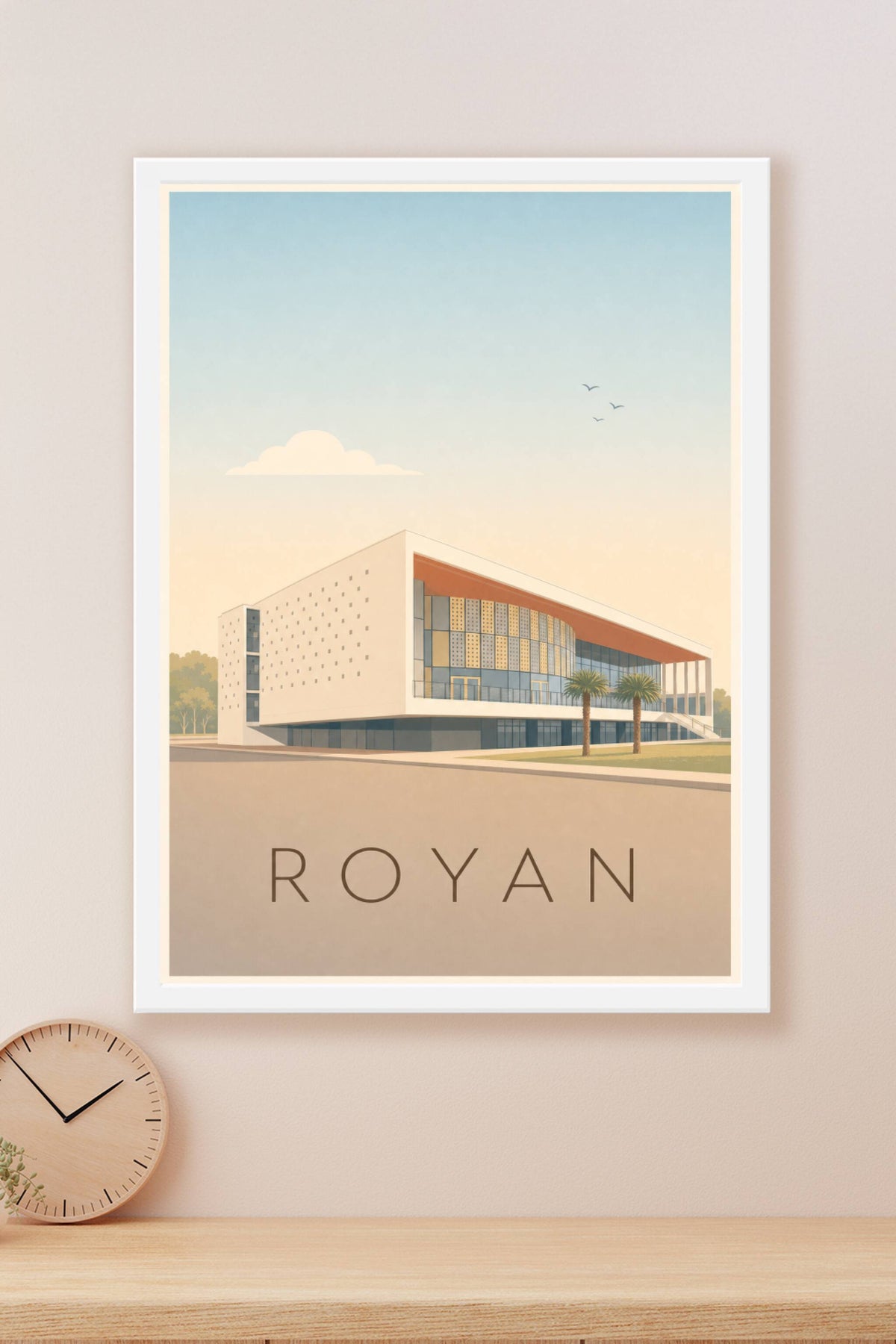 Affiche de Royan, poster du Palais des congrès