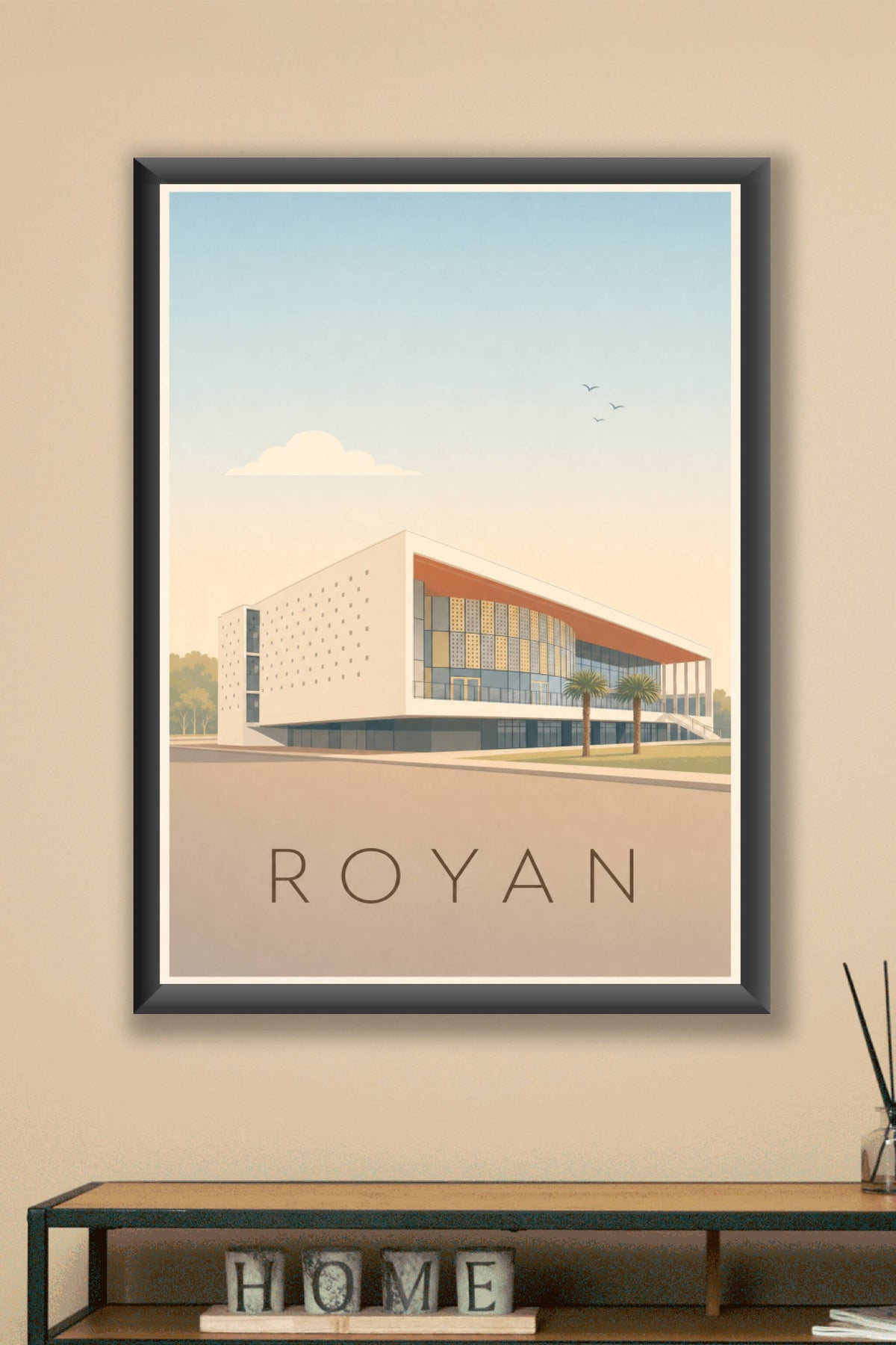 Affiche de Royan, poster du Palais des congrès