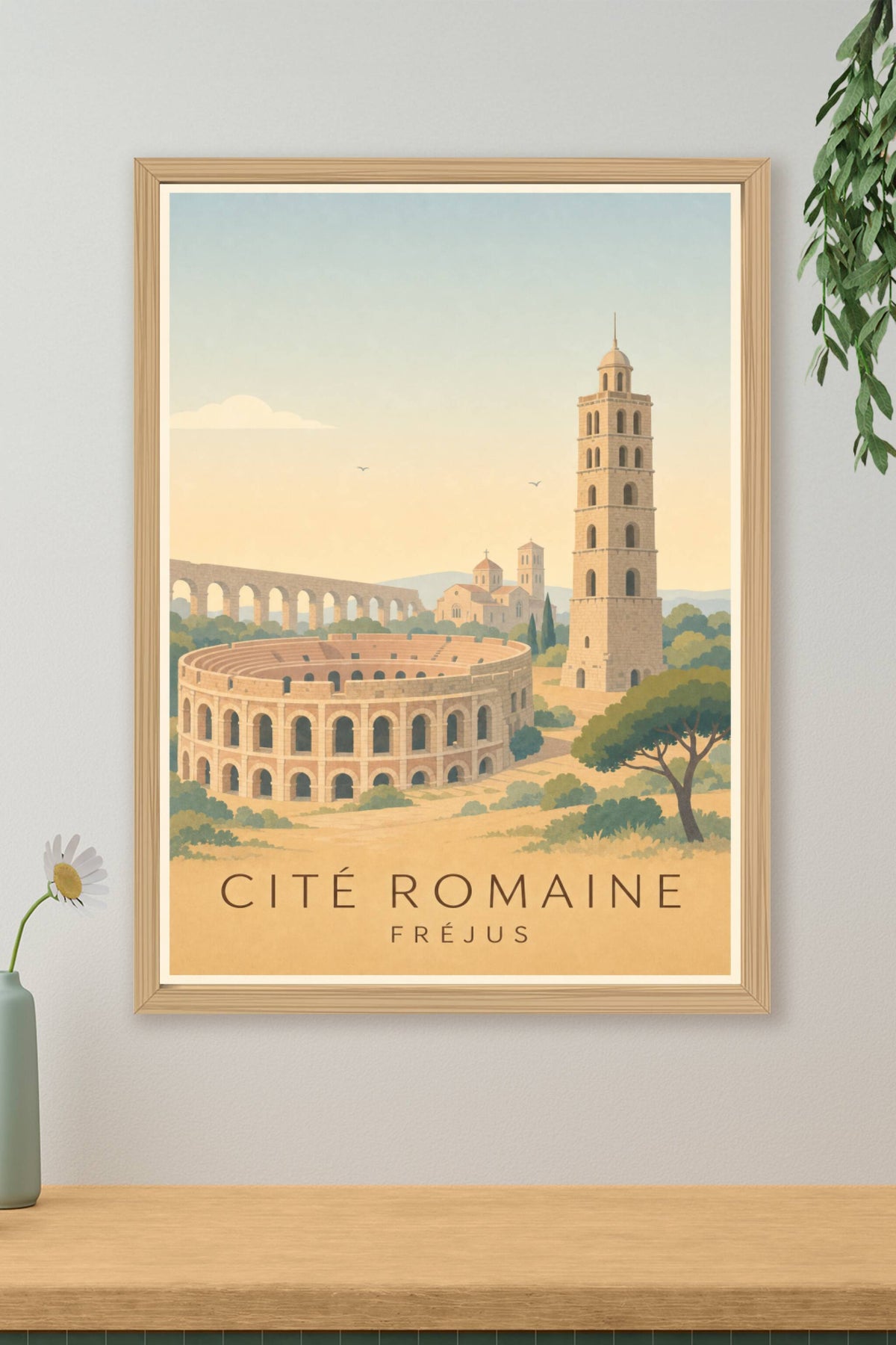 Affiche de la Cité romaine à Fréjus