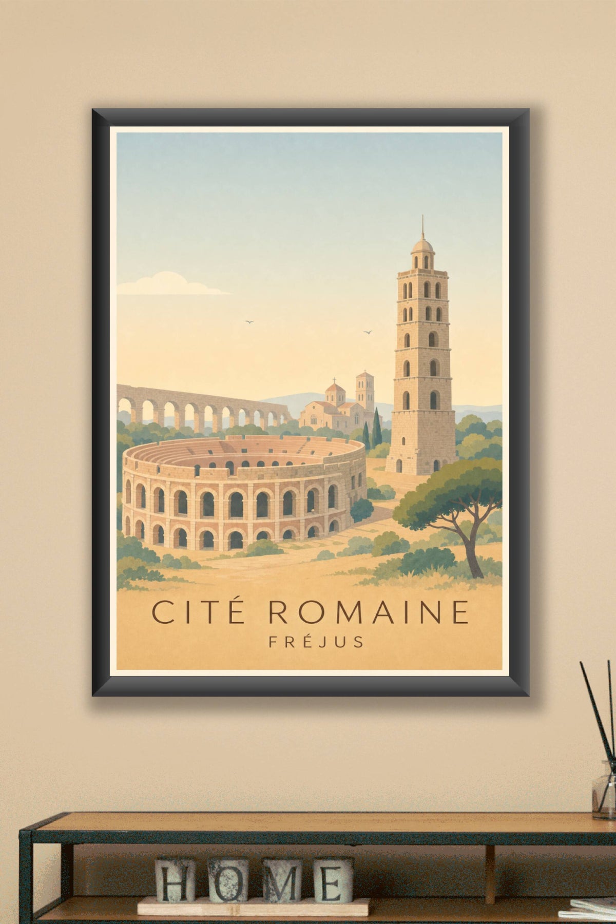 Affiche de la Cité romaine à Fréjus