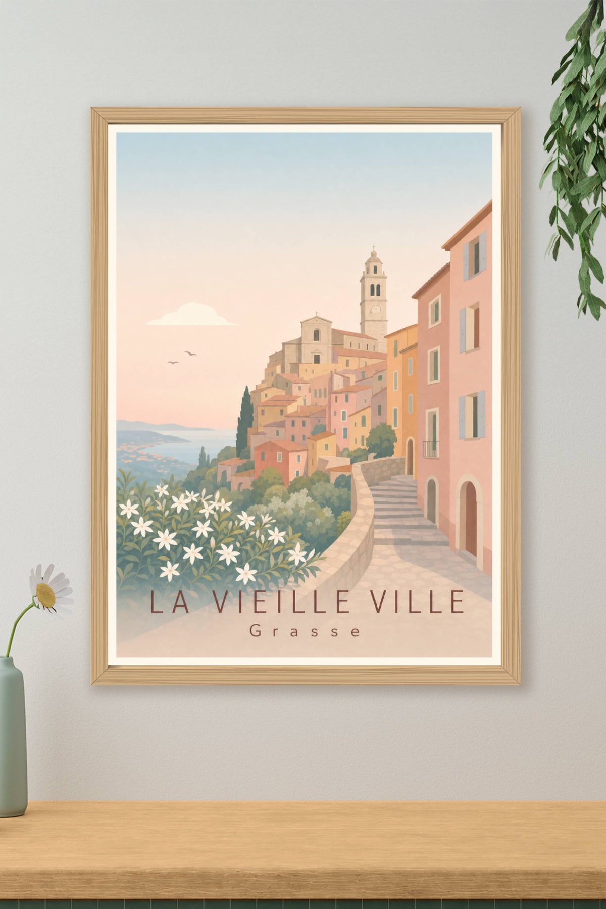 Affiche de la Vieille Ville à Grasse