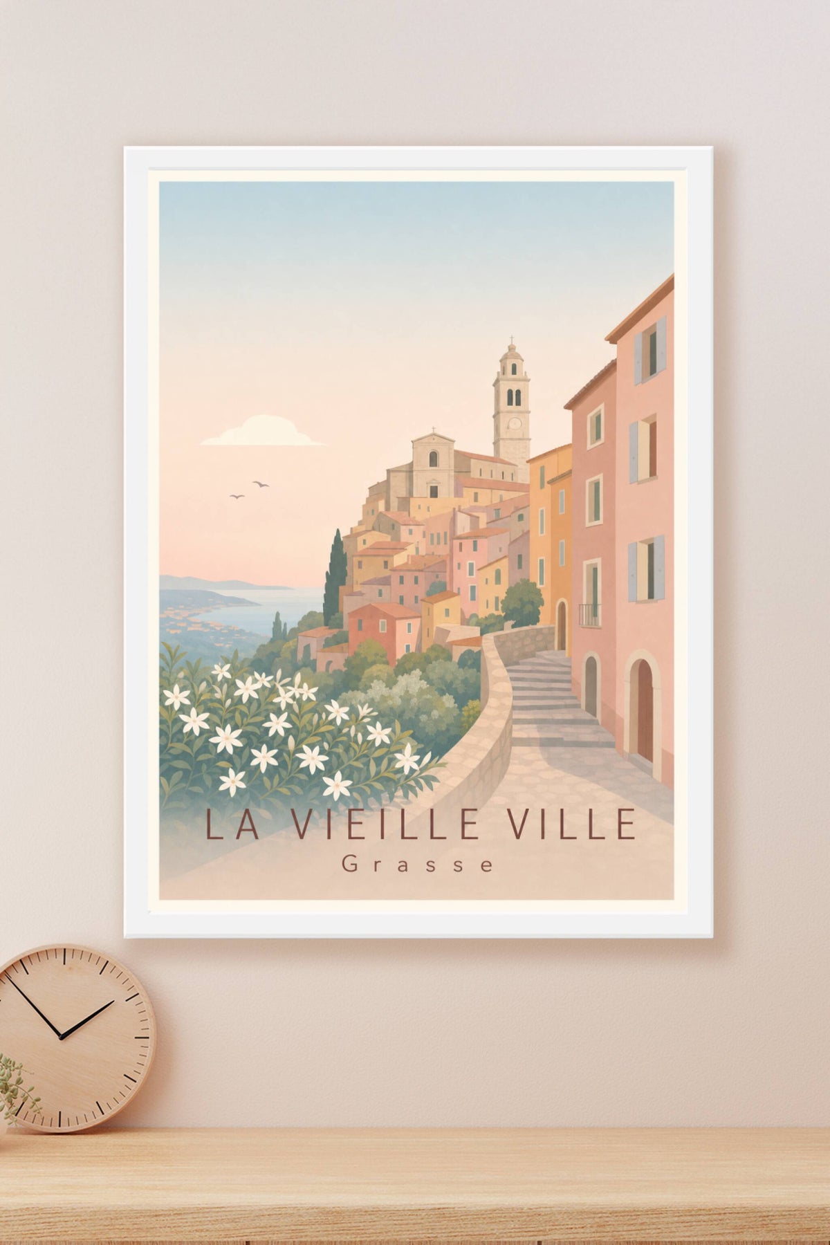 Affiche de la Vieille Ville à Grasse