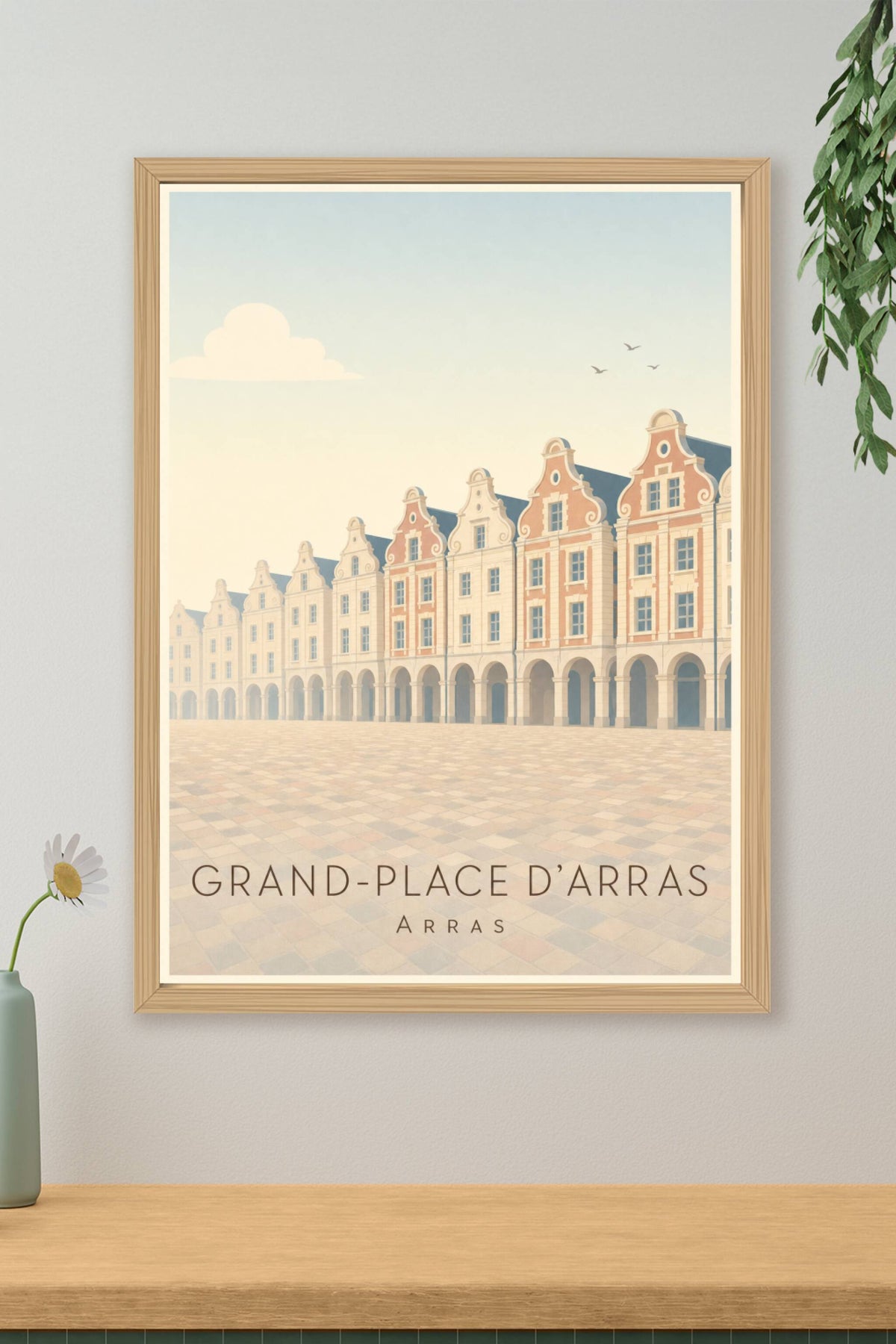 Affiche de la Grand-Place d'Arras