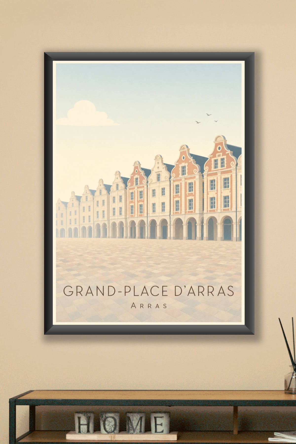 Affiche de la Grand-Place d'Arras