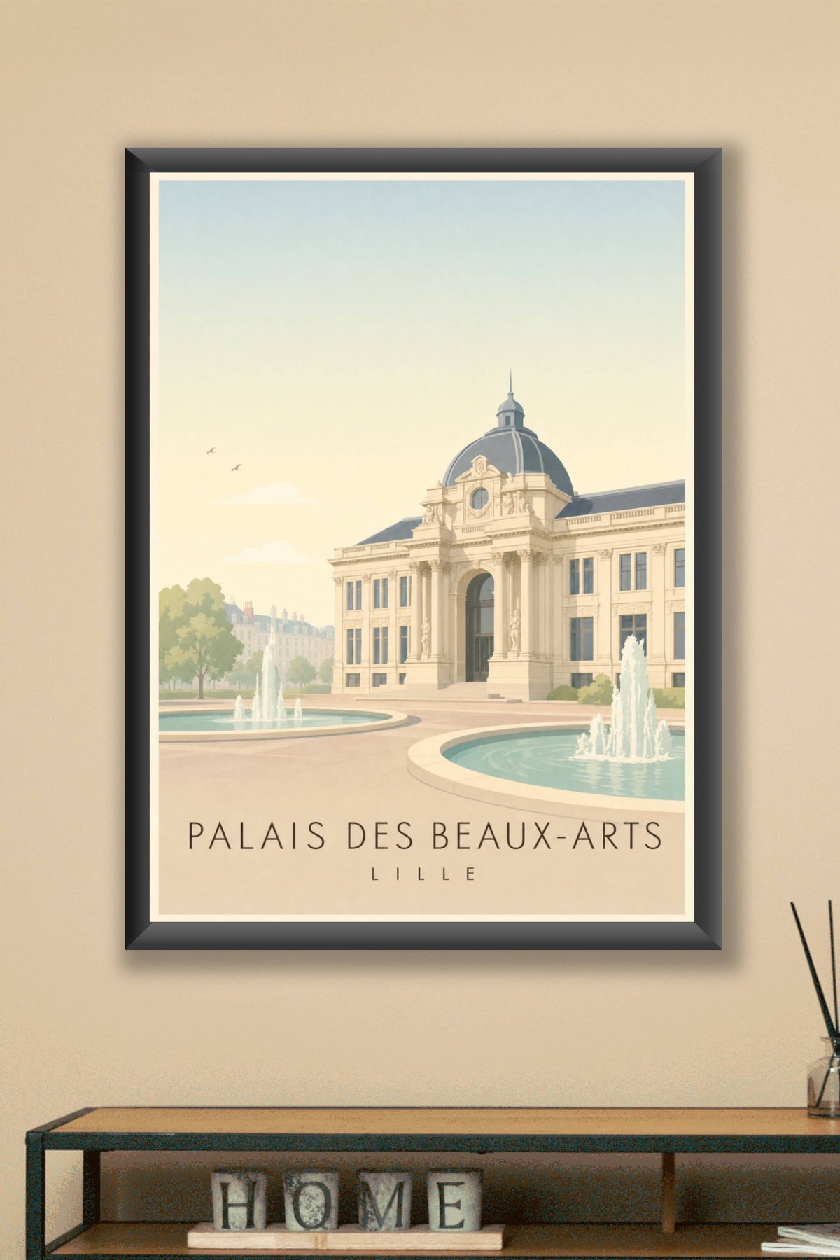Affiche du Palais des Beaux-Arts