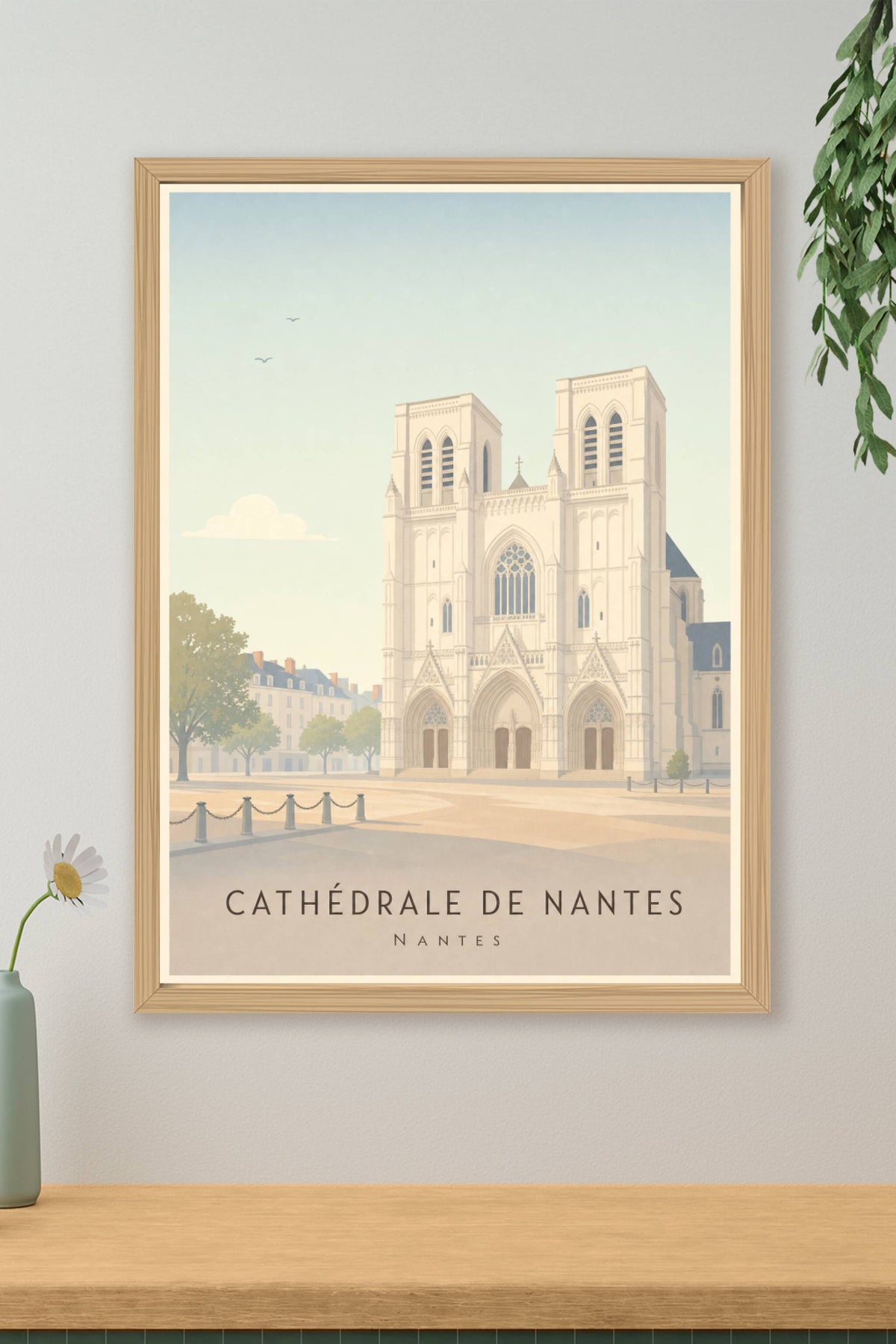 Affiche de la Cathédrale de Nantes