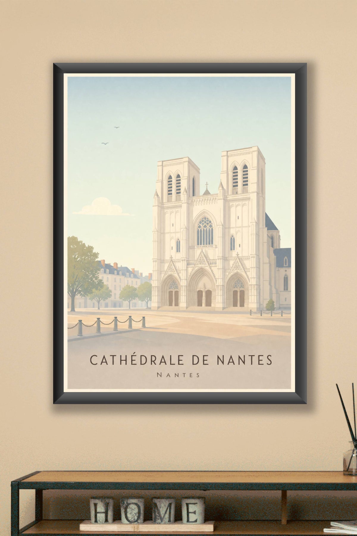 Affiche de la Cathédrale de Nantes