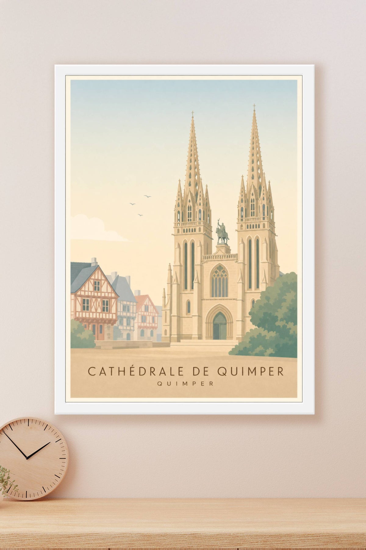 Affiche de la Cathédrale de Quimper