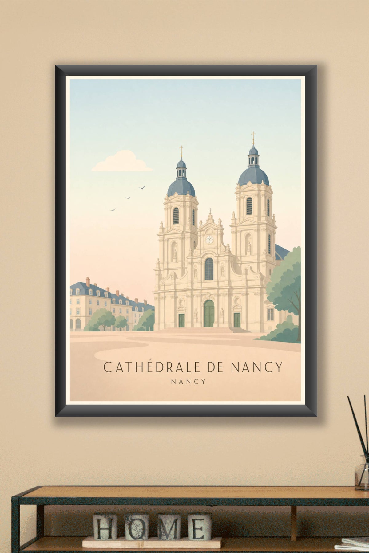 Affiche de la Cathédrale de Nancy