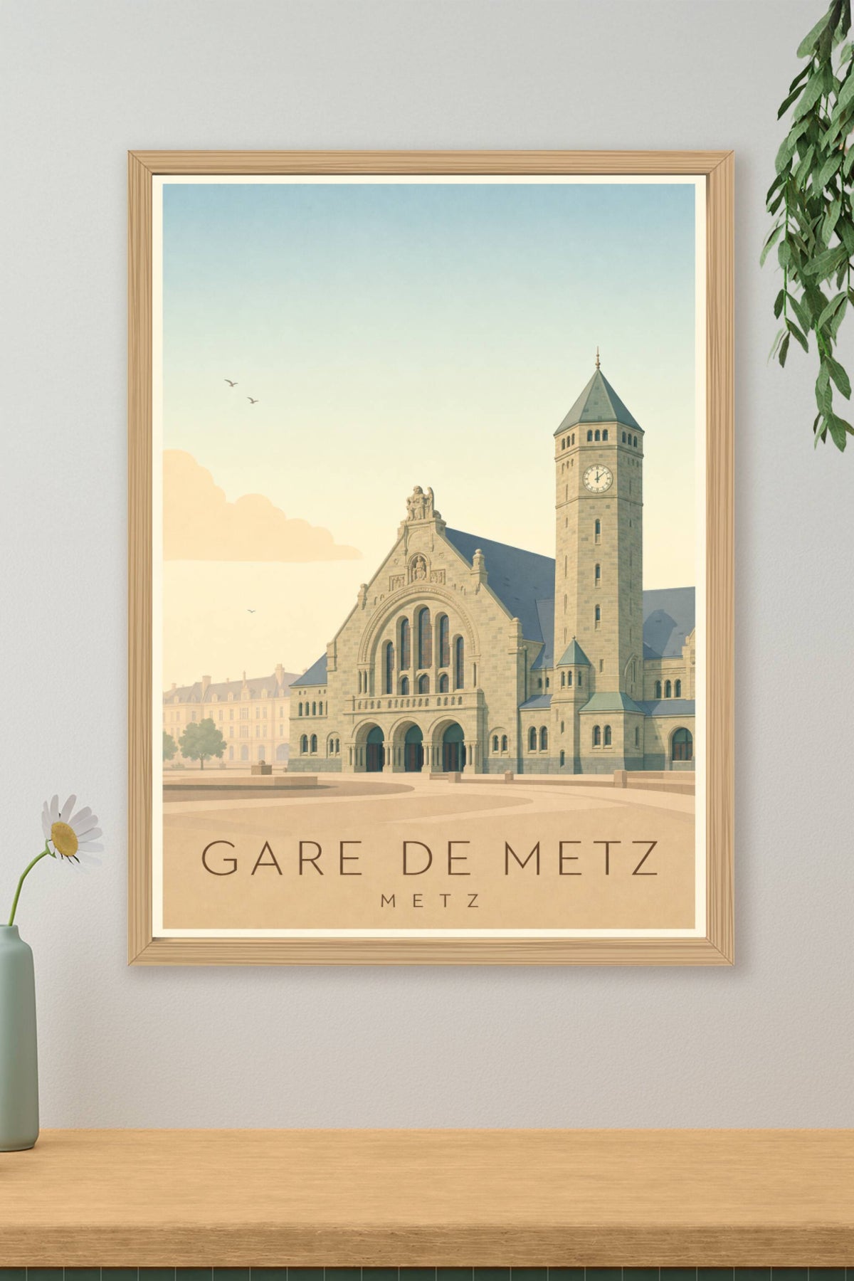 Affiche de la Gare de Metz