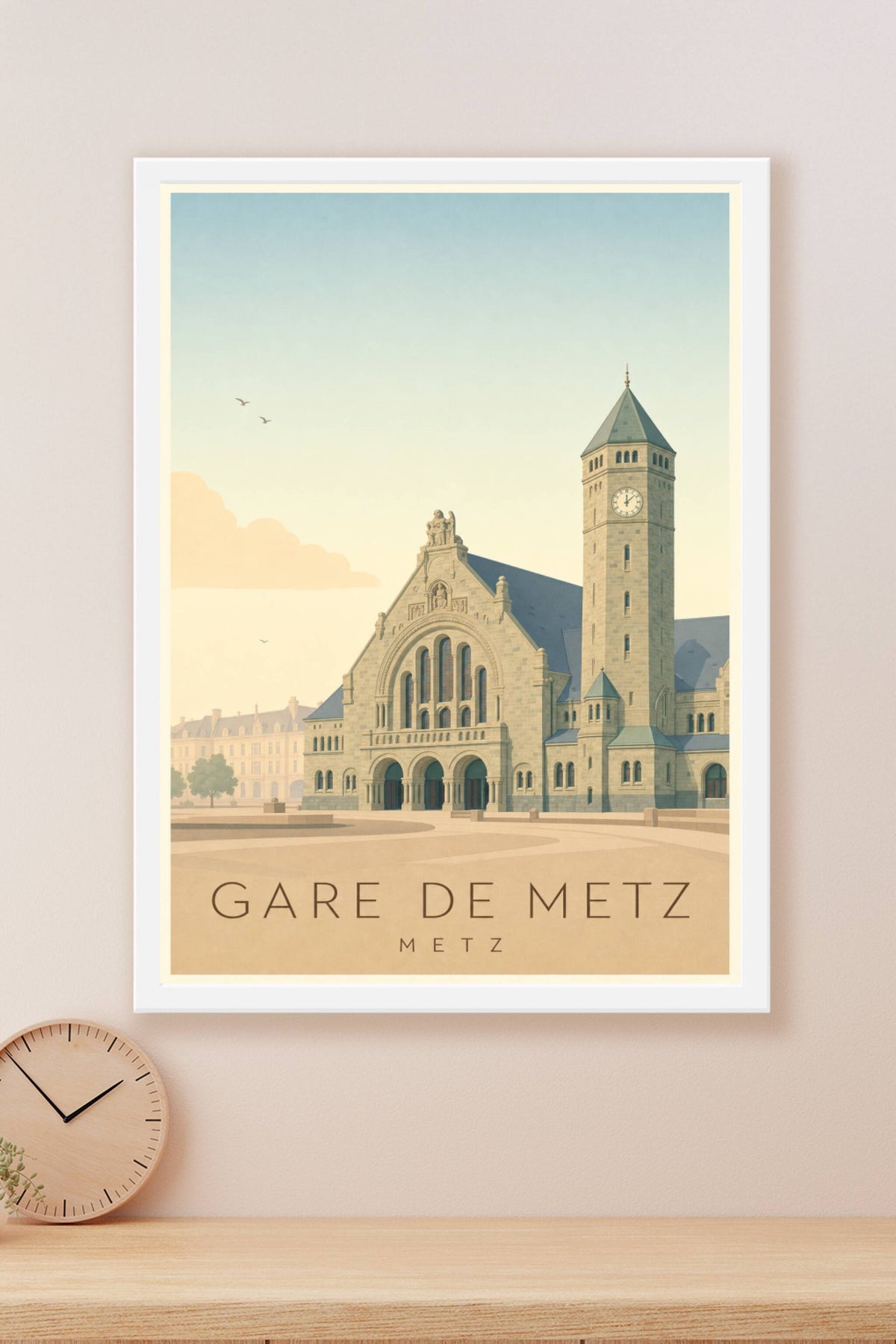 Affiche de la Gare de Metz