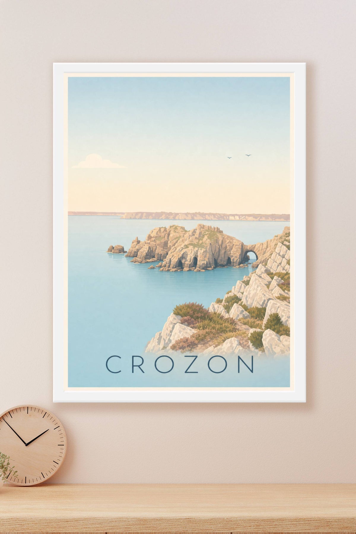 Affiche de Crozon, poster de la pointe de Dinan