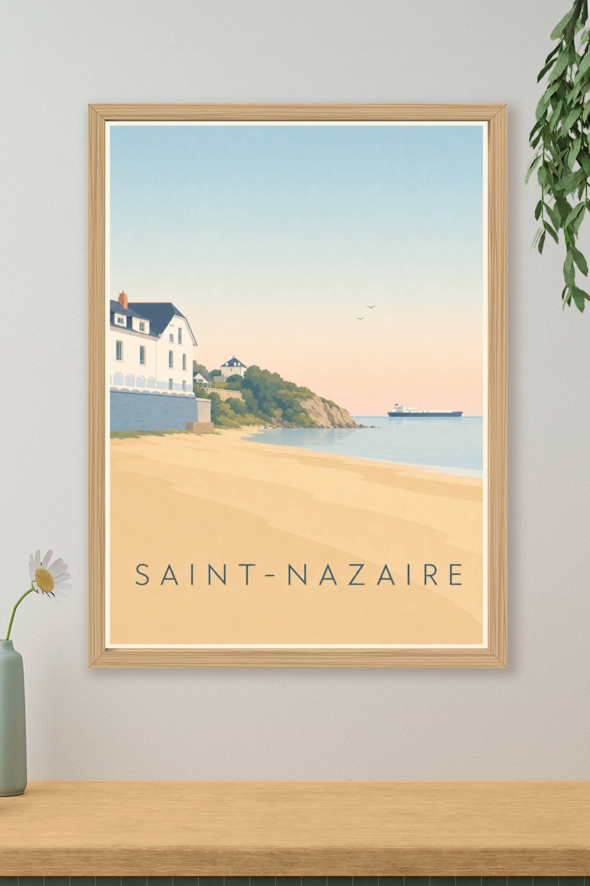 Affiche de Saint-Nazaire - Calme