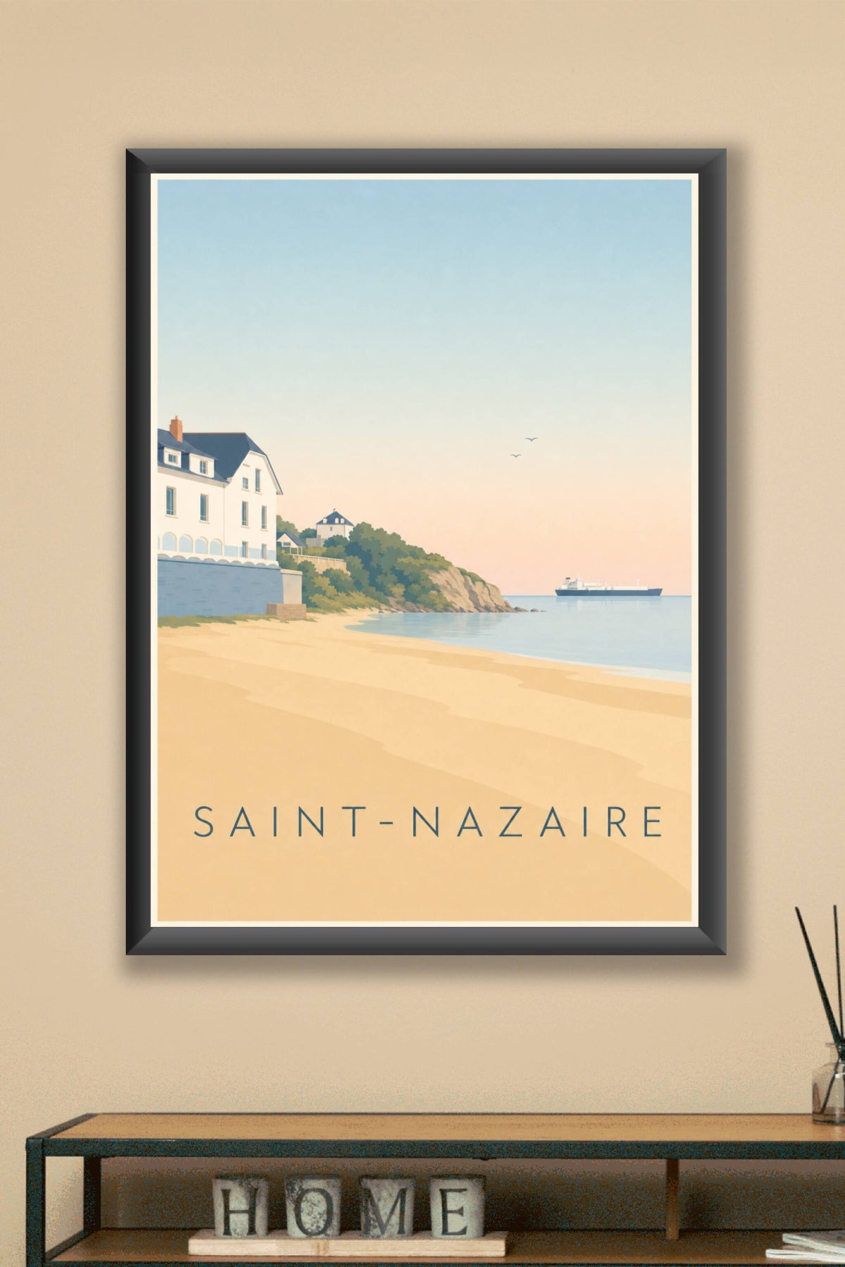 Affiche de Saint-Nazaire - Calme