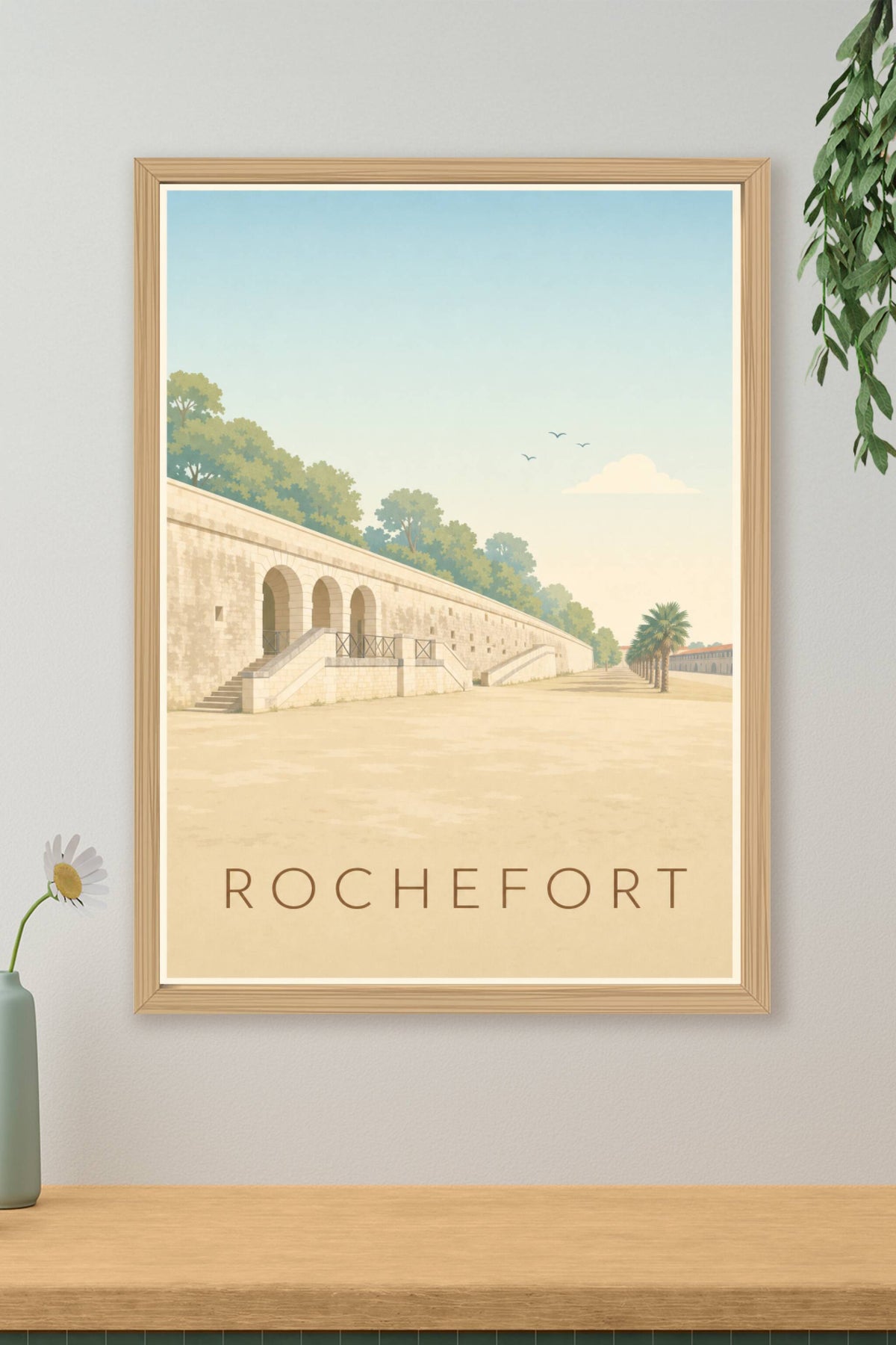 Affiche de Rochefort, poster de la Corderie Royale