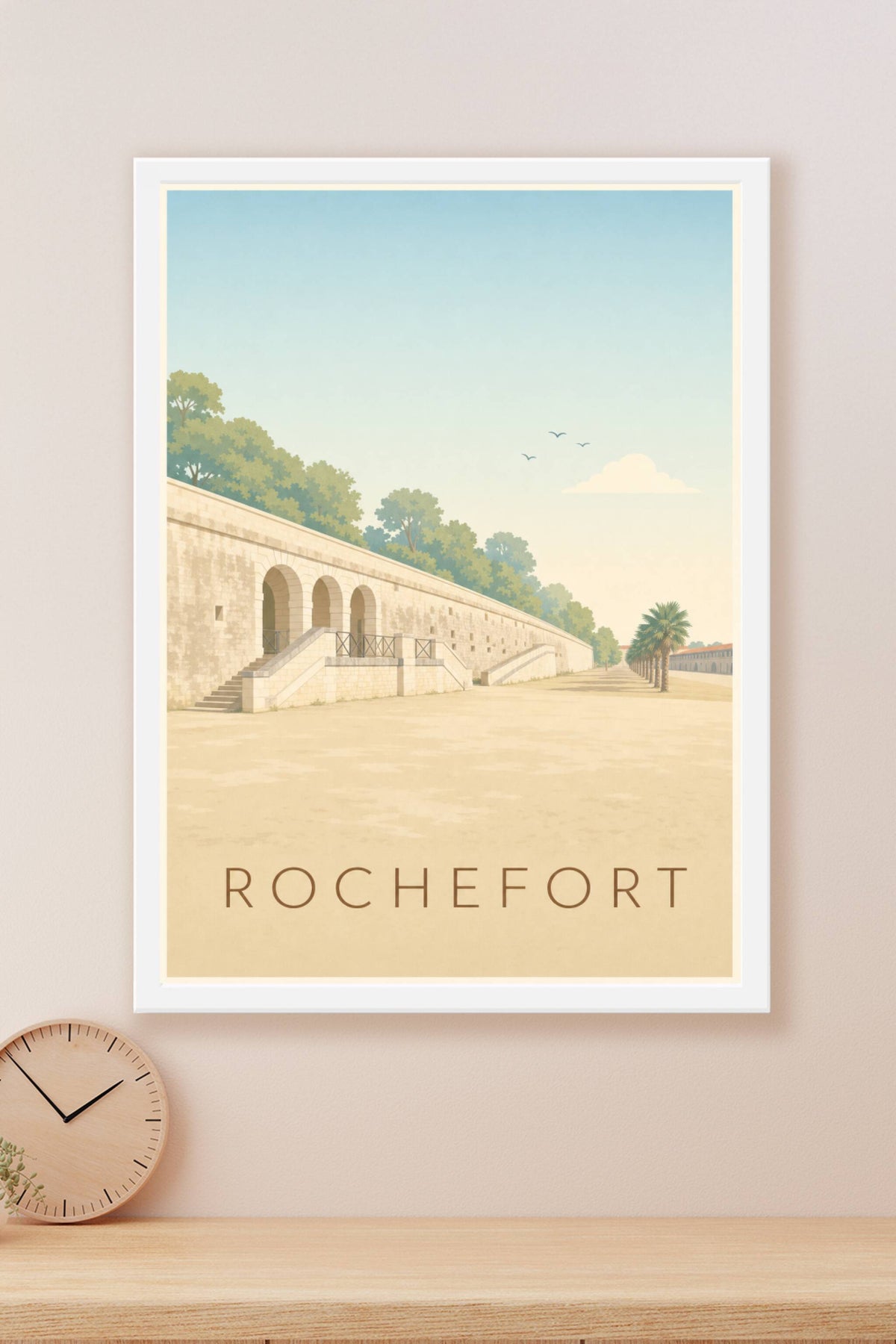 Affiche de Rochefort, poster de la Corderie Royale