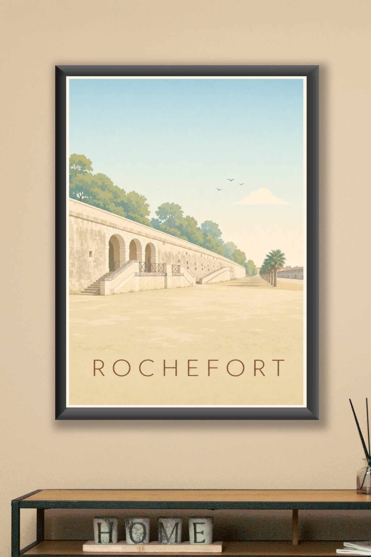 Affiche de Rochefort, poster de la Corderie Royale