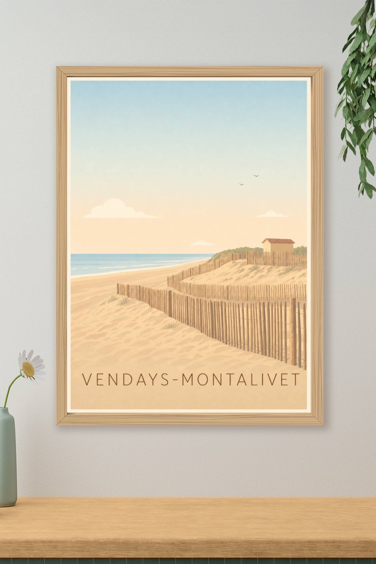 Affiche de Vendays-Montalivet - Calme