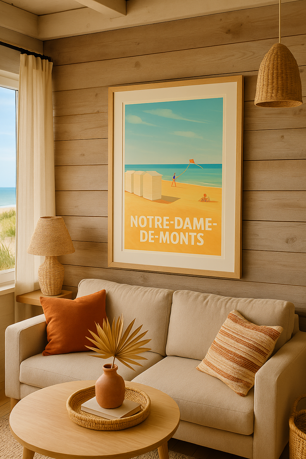 Vendée France Affiche de Notre-Dame-de-Monts - Douceur et détente en bord de mer