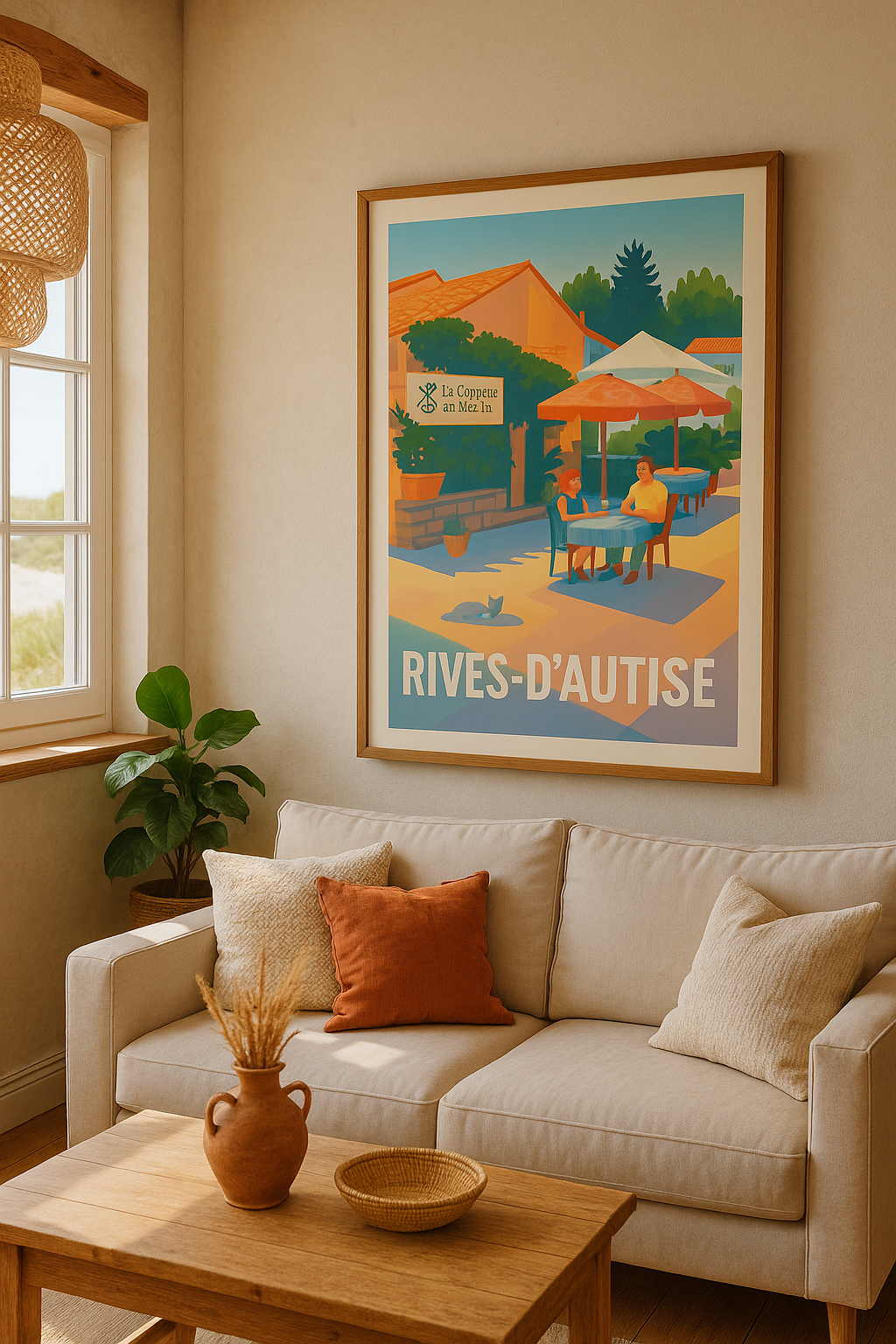 Vendée France Affiche de Rives-d'Autise - Charmante pause à la crêperie du Moulin