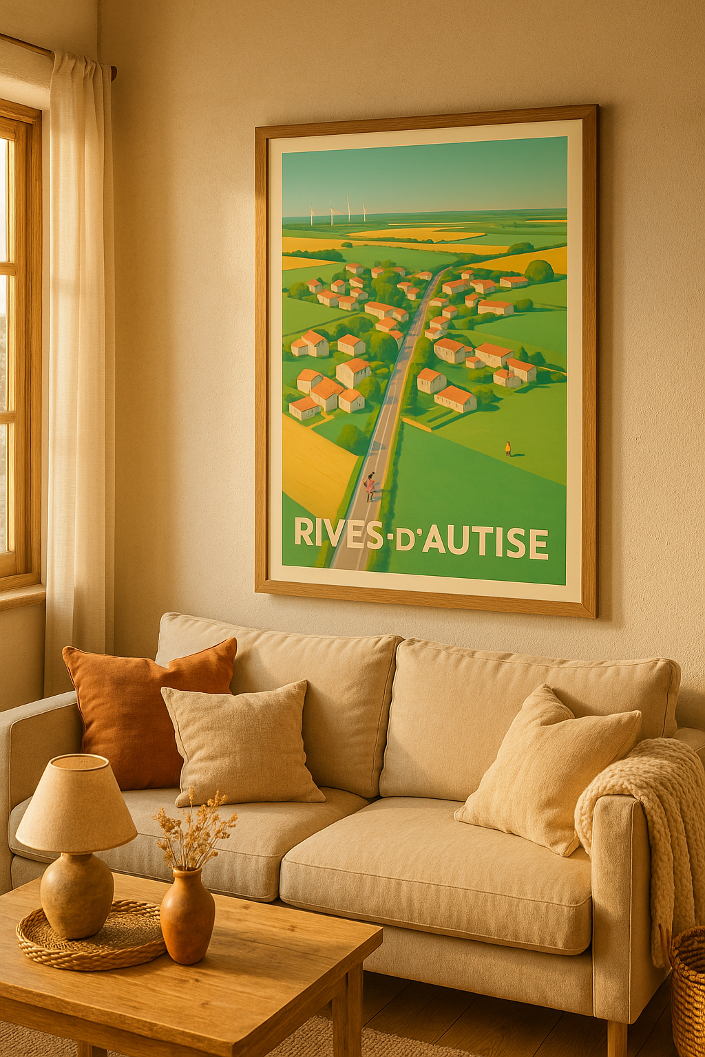 Vendée France Affiche de Rives-d'Autise - L'évasion champêtre en poster
