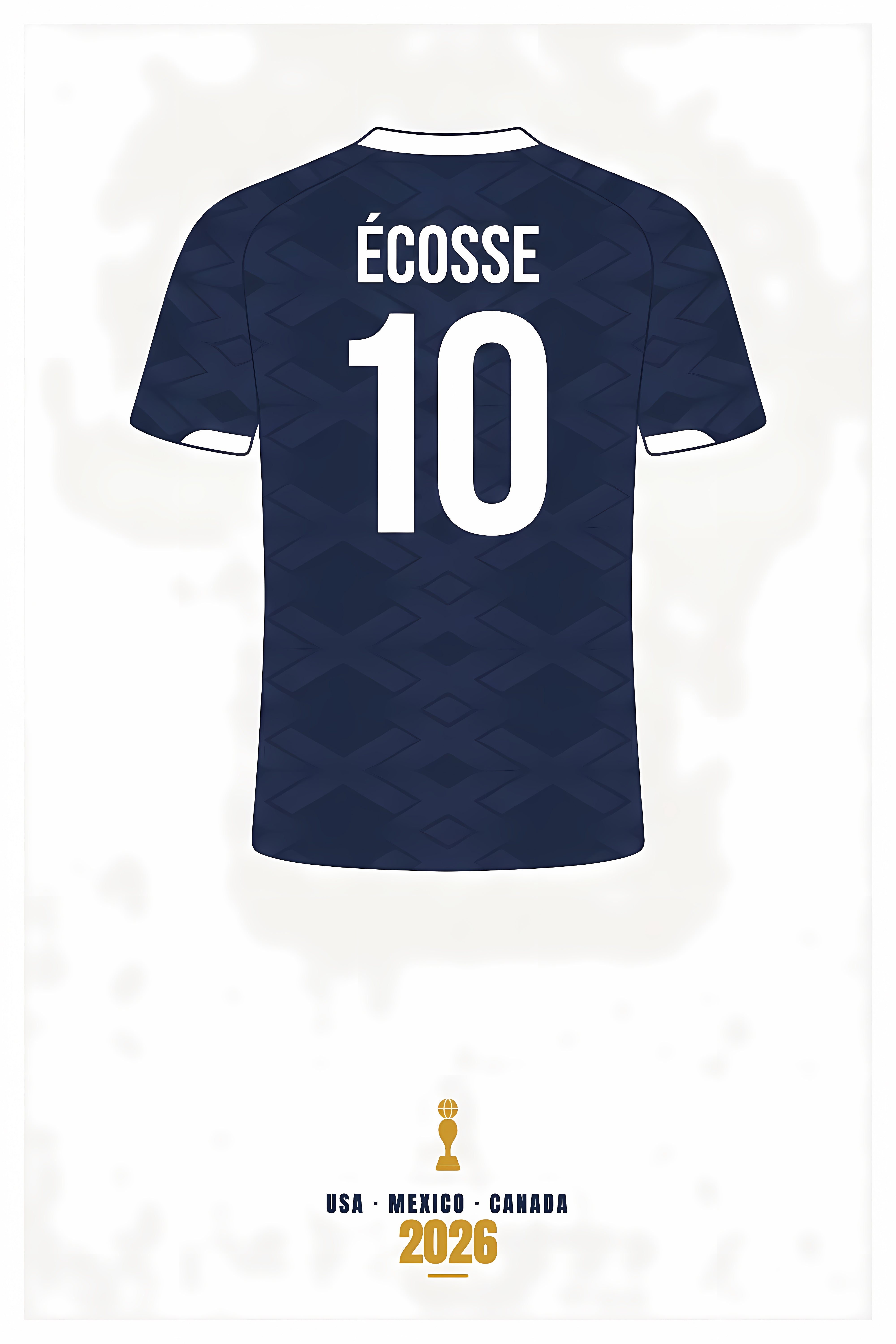 Affiche de l'Écosse, maillot de football | Afich