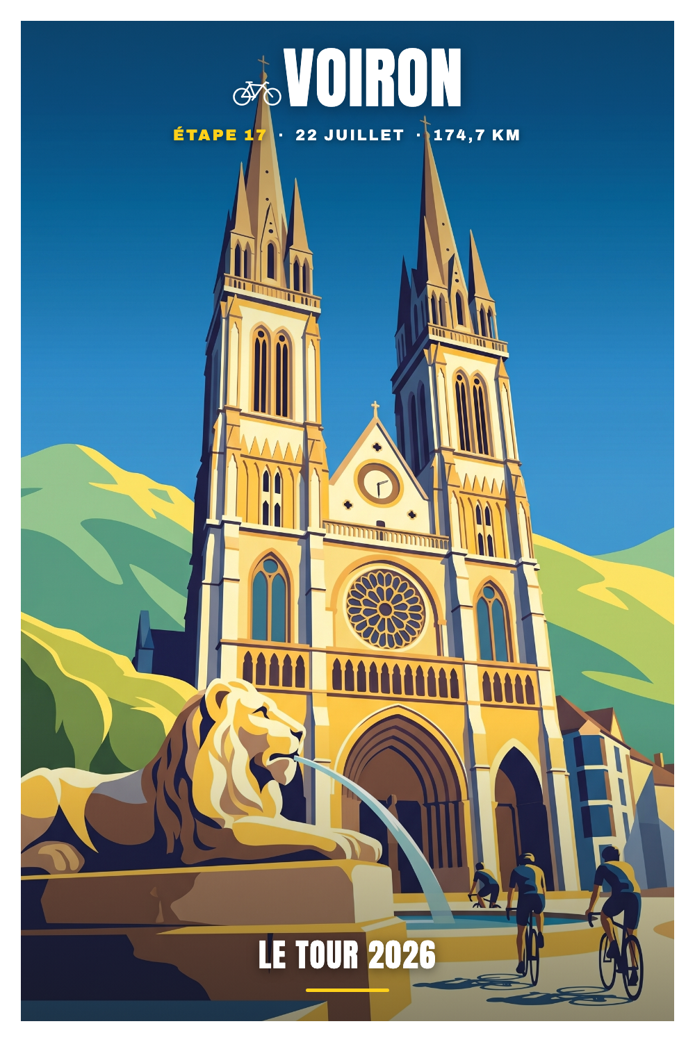 Affiche Voiron - Le Tour 2026