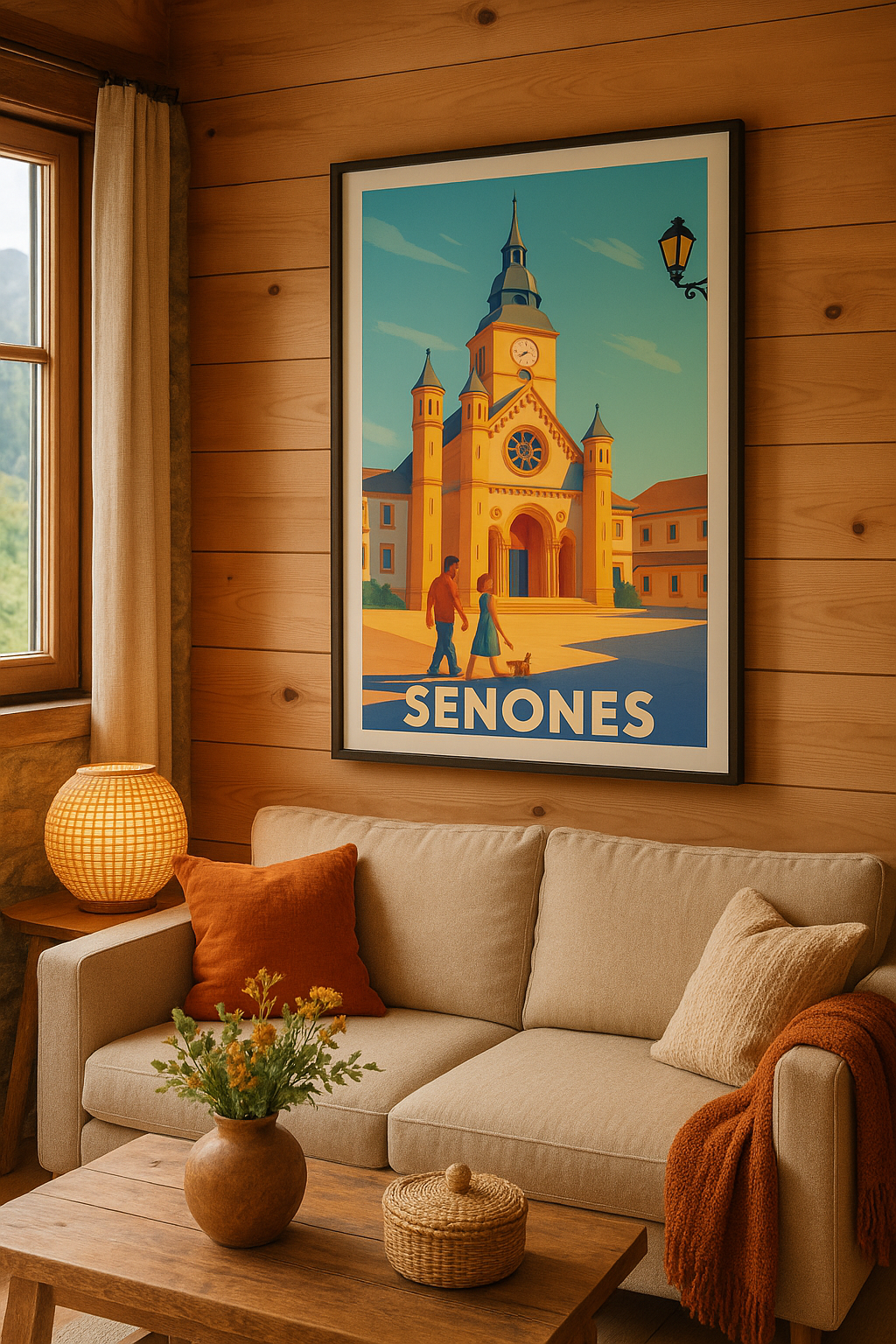 Vosges France Affiche de Senones - Escapade en plein cœur historique