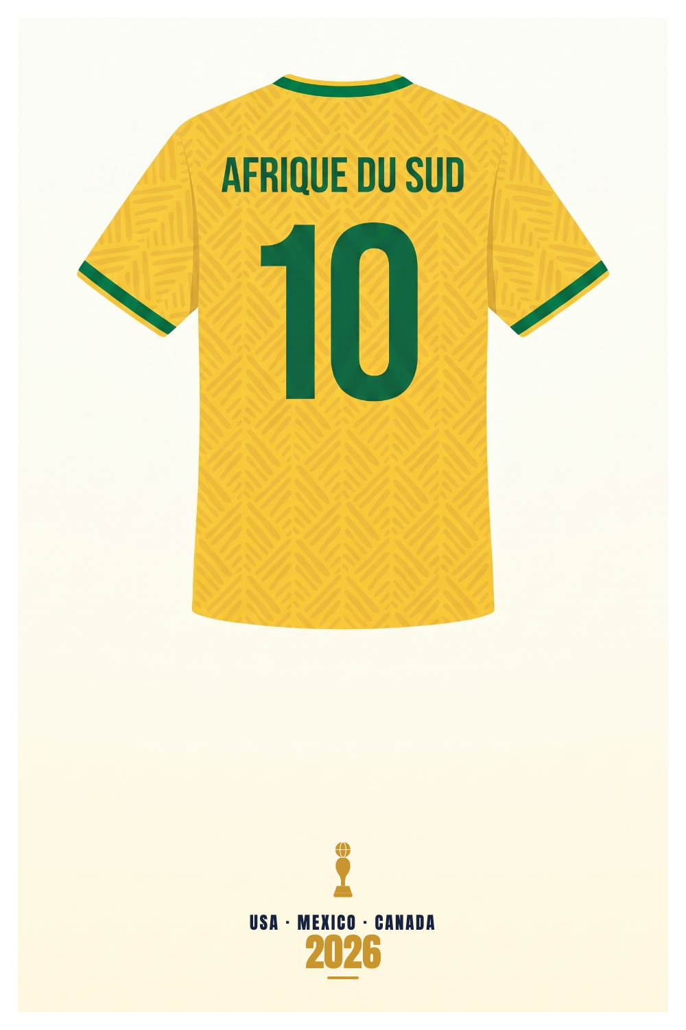 Affiche Afrique du Sud - USA - Mexico - Canada 2026