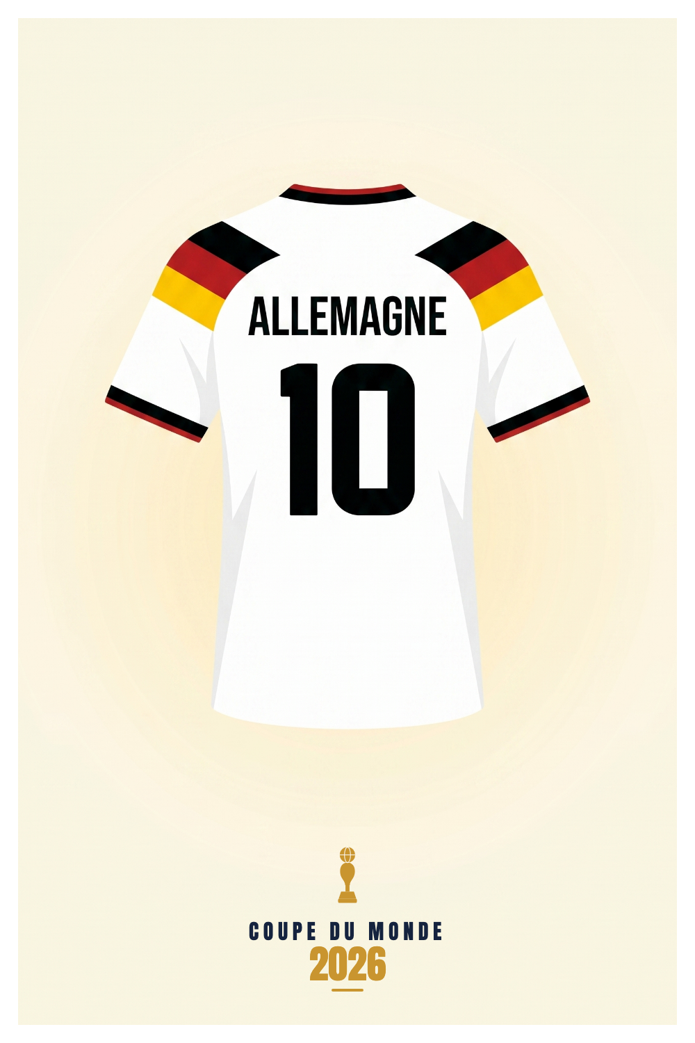 Affiche ALLEMAGNE - Coupe du Monde 2026