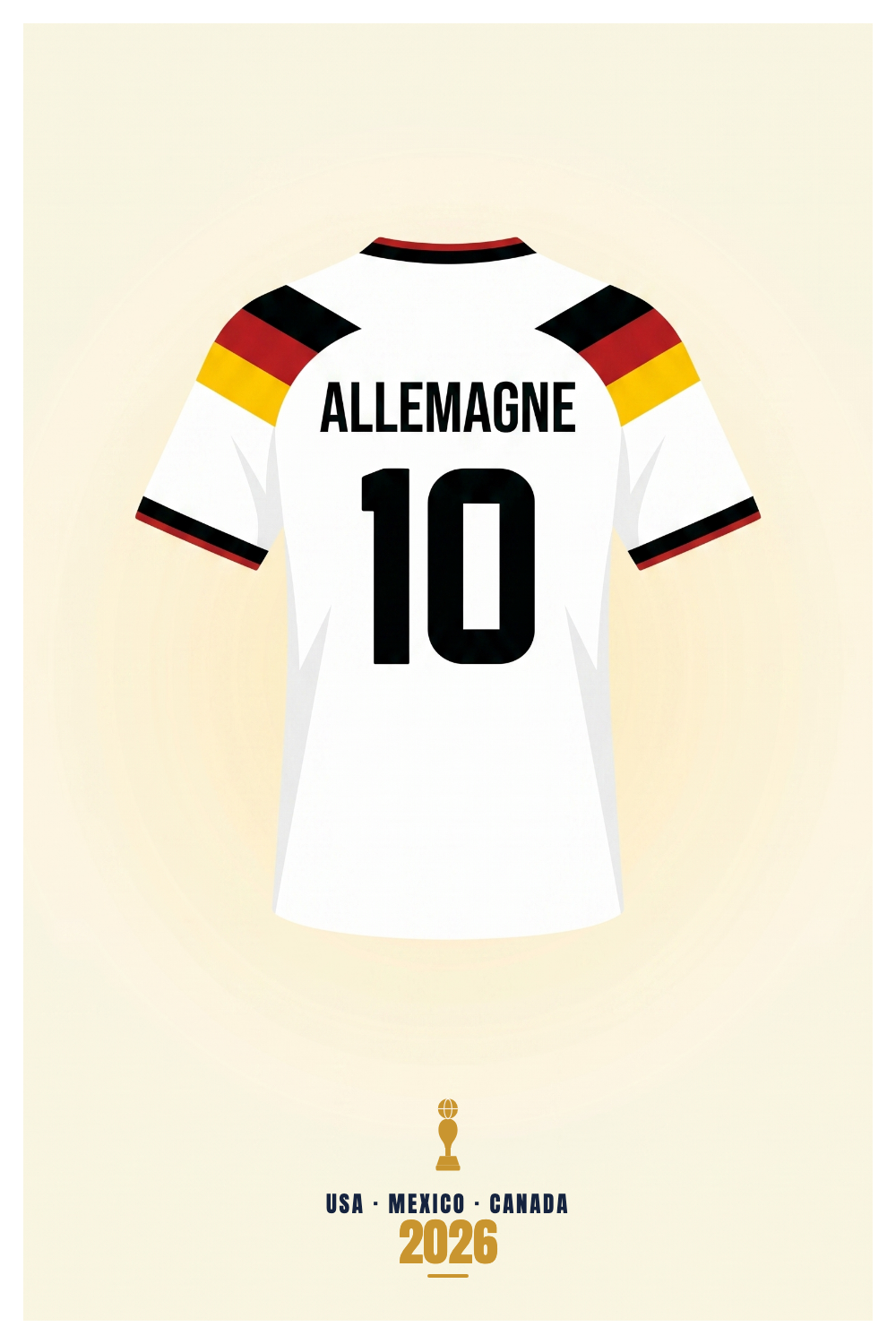 Affiche Allemagne - USA - Mexico - Canada 2026