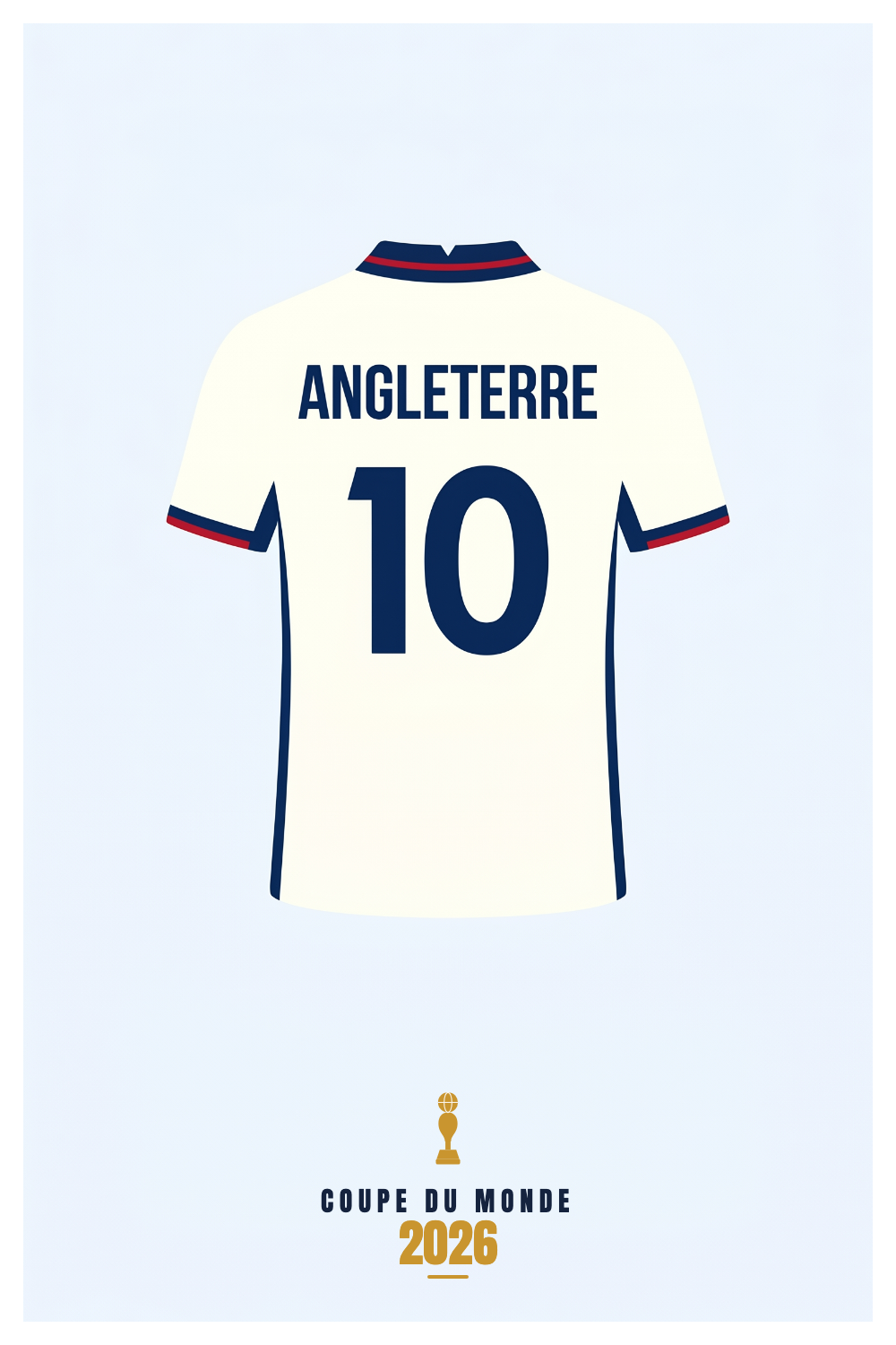 Affiche ANGLETERRE - Coupe du Monde 2026