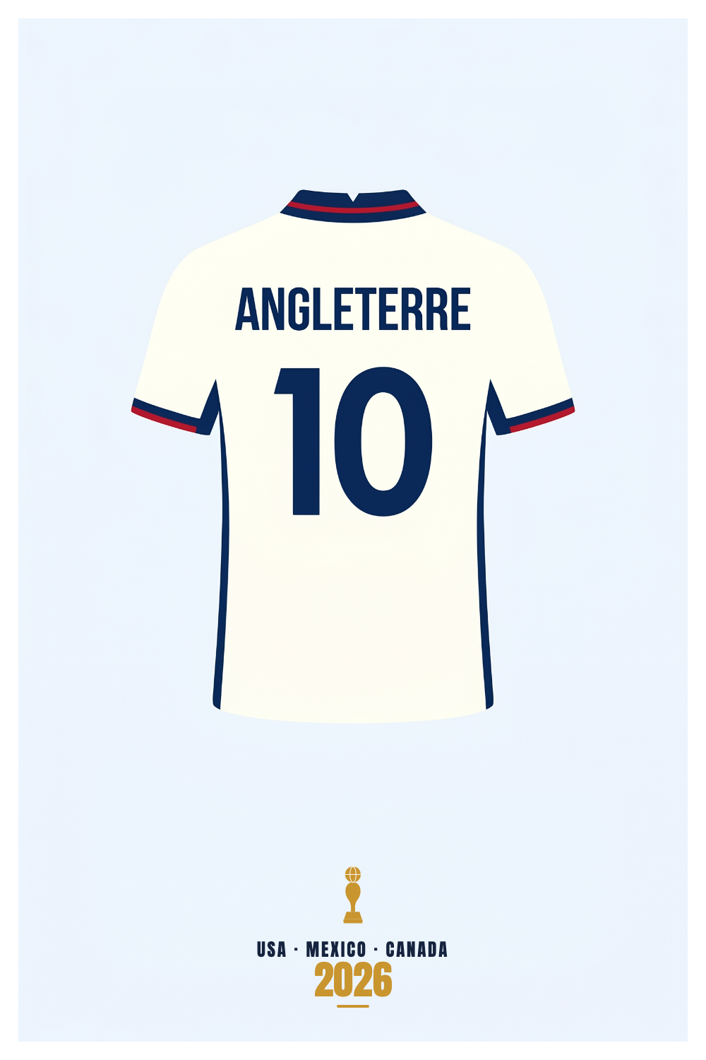 Affiche Angleterre — USA - Mexico - Canada 2026 · poster d'art de Angleterre
