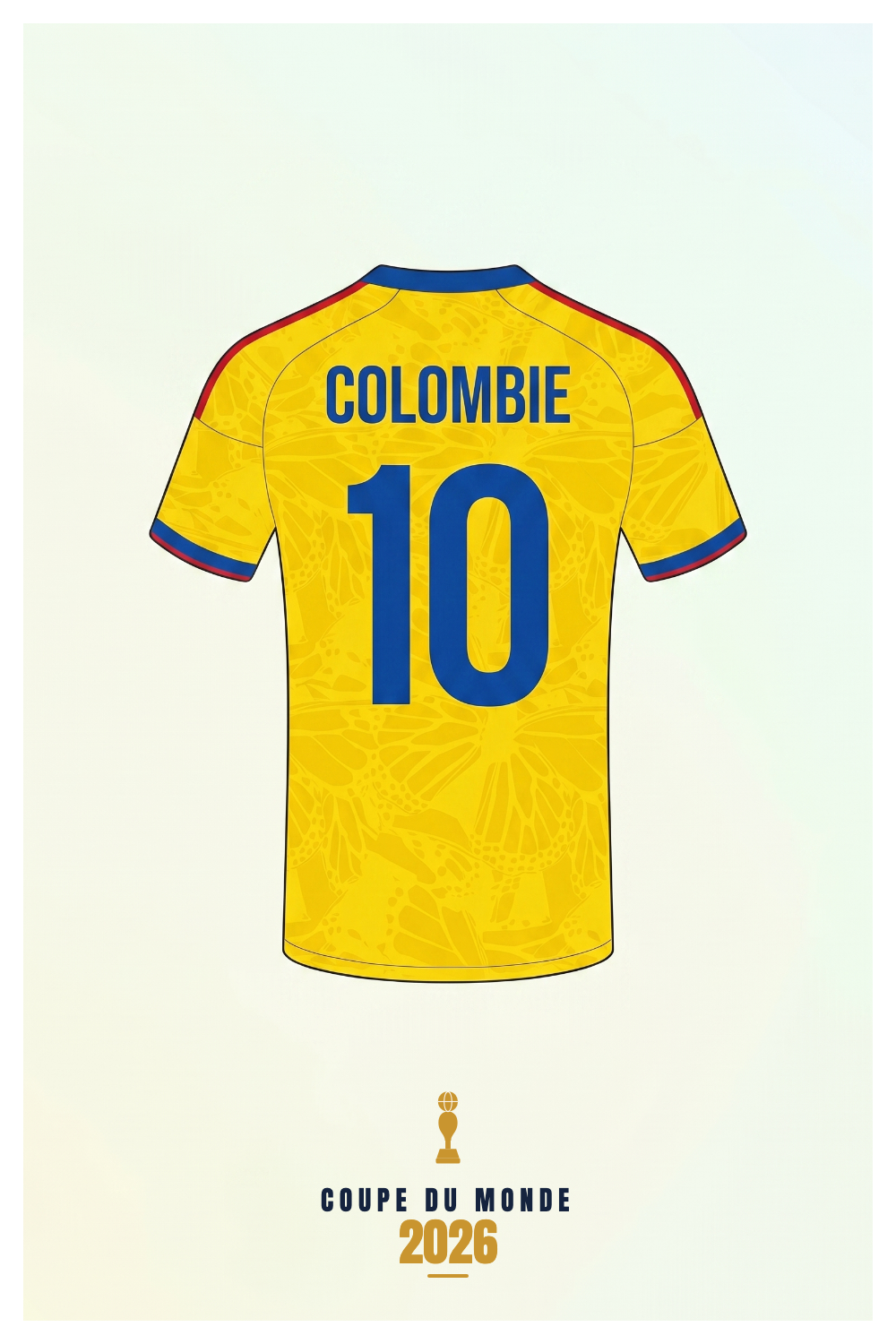 Affiche COLOMBIE - Coupe du Monde 2026