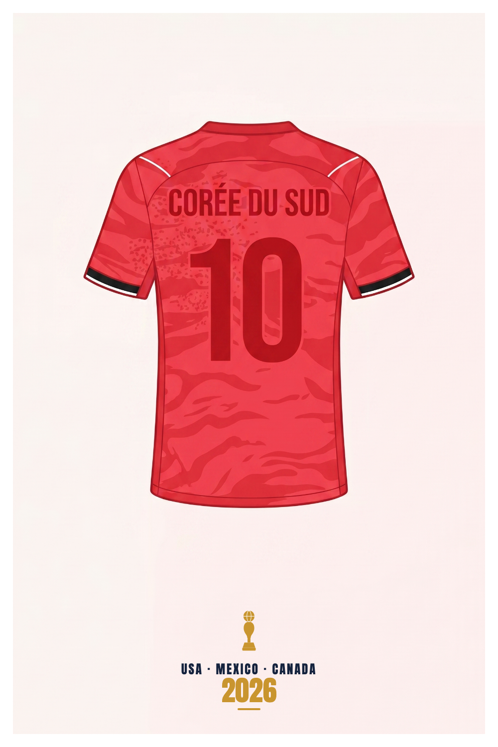 Affiche Corée du Sud - USA - Mexico - Canada 2026