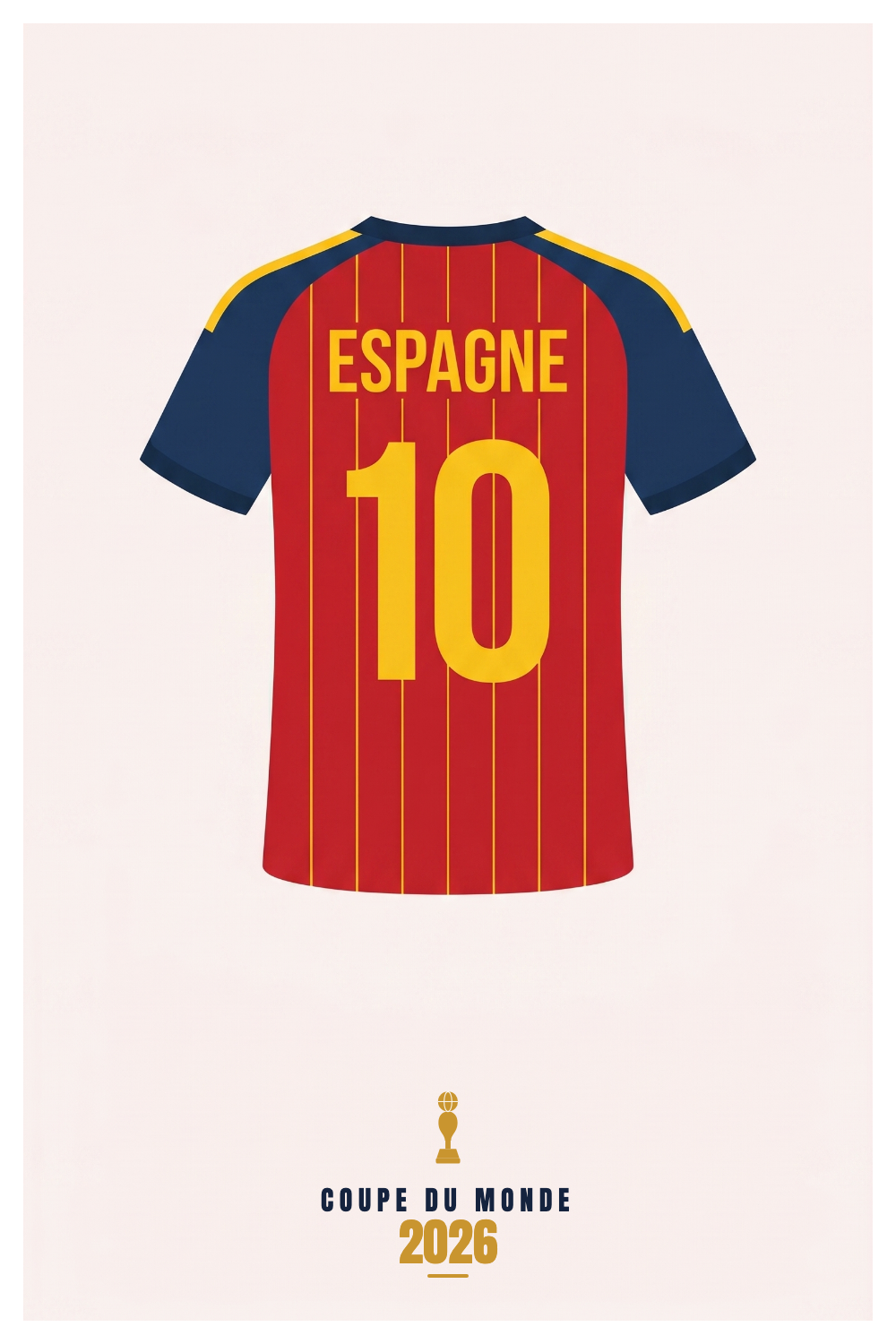 Affiche ESPAGNE - Coupe du Monde 2026