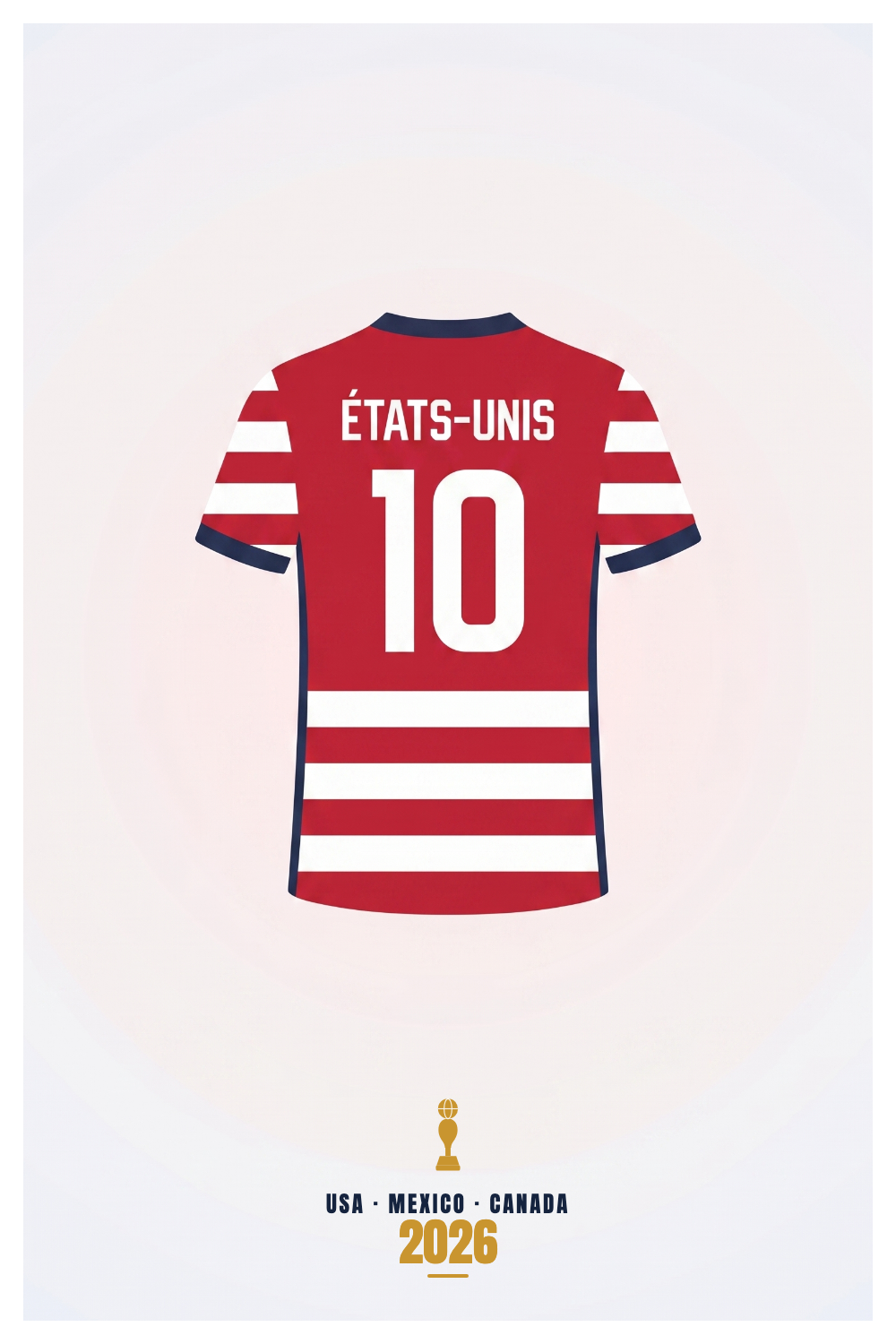 Affiche États-Unis - USA - Mexico - Canada 2026