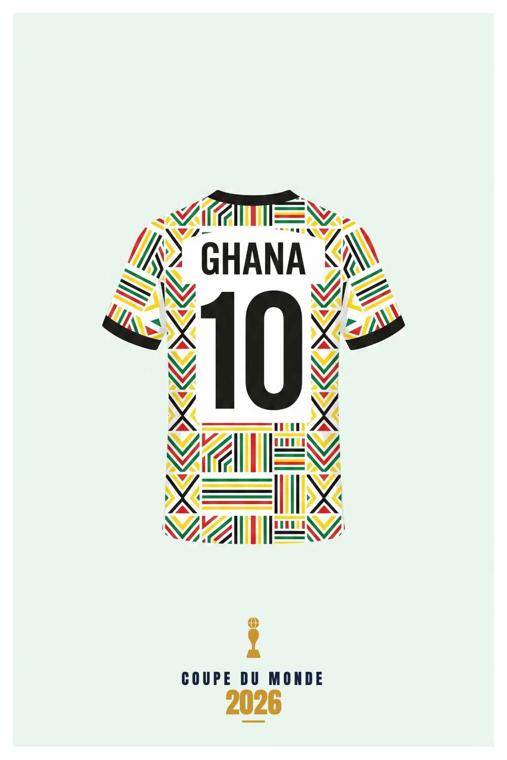 Affiche GHANA - Coupe du Monde 2026