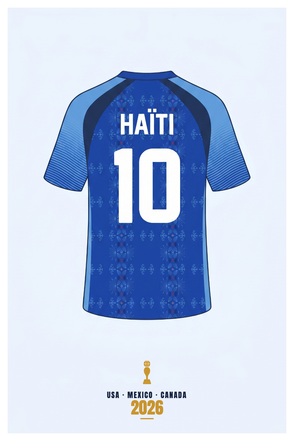 Affiche Haïti - USA - Mexico - Canada 2026