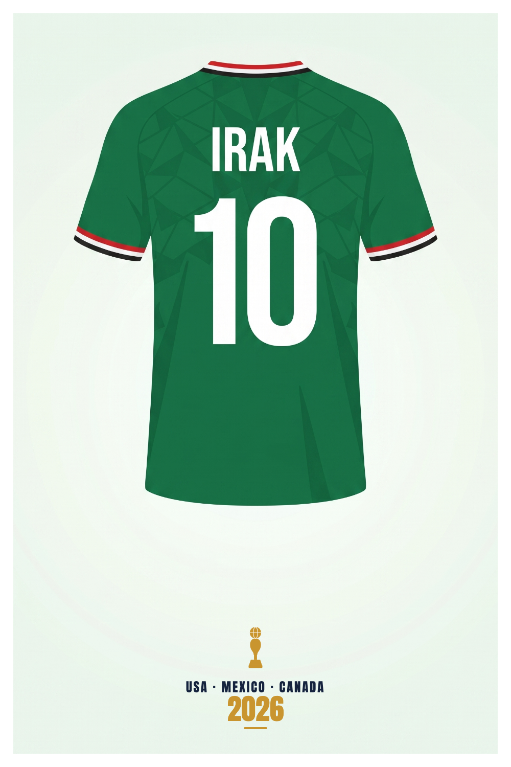 Affiche Irak - USA - Mexico - Canada 2026