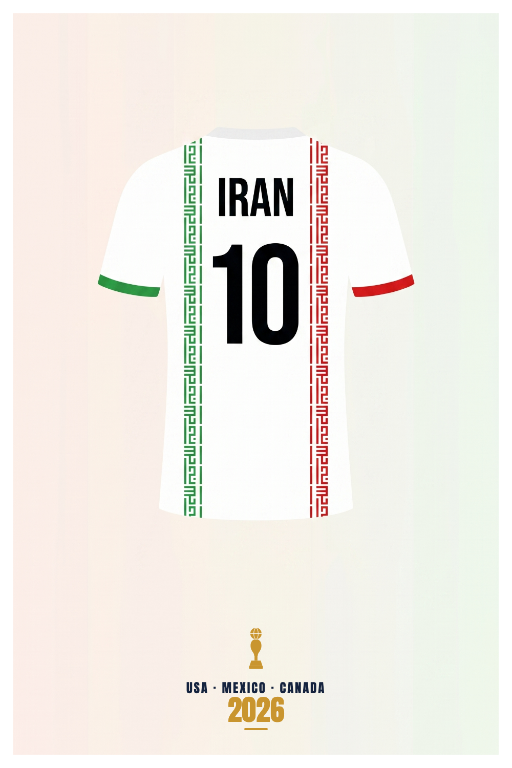 Affiche Iran - USA - Mexico - Canada 2026
