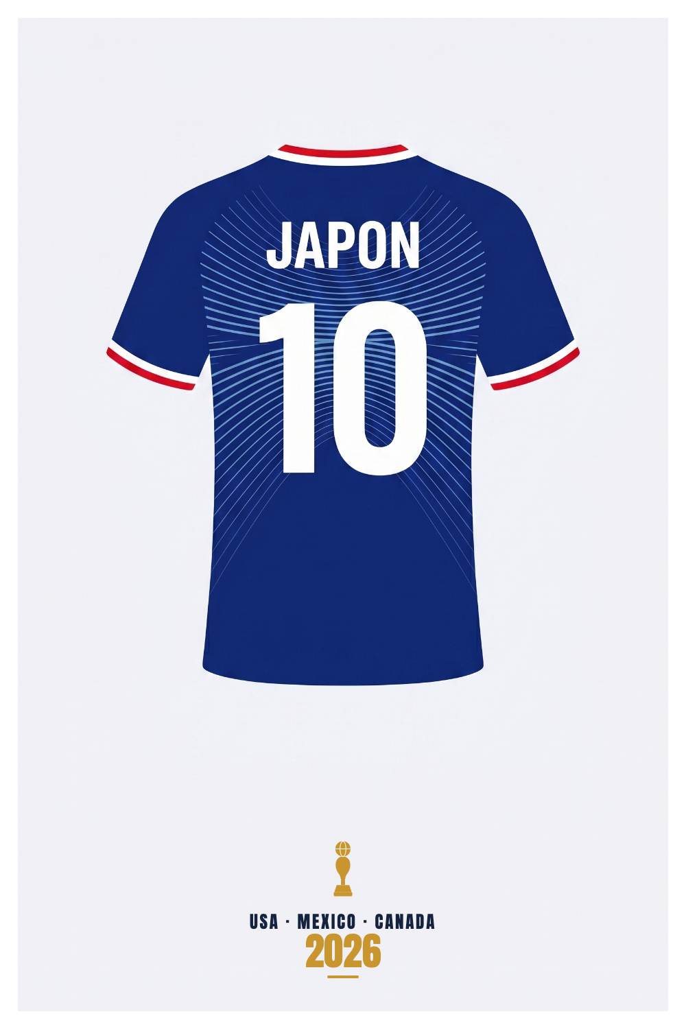 Affiche Japon - USA - Mexico - Canada 2026