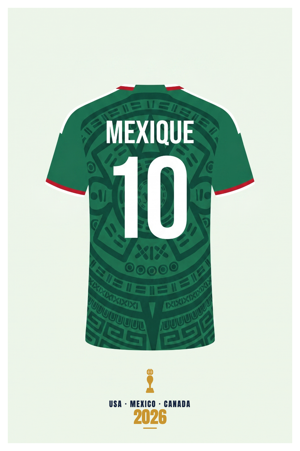 Affiche Mexique - USA - Mexico - Canada 2026
