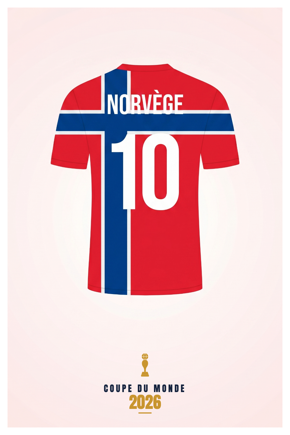 Affiche NORVÈGE - Coupe du Monde 2026