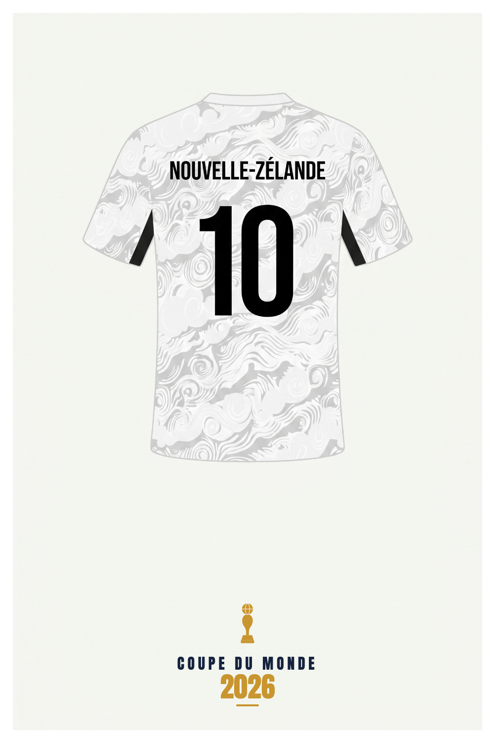 Affiche NOUVELLE-ZÉLANDE - Coupe du Monde 2026