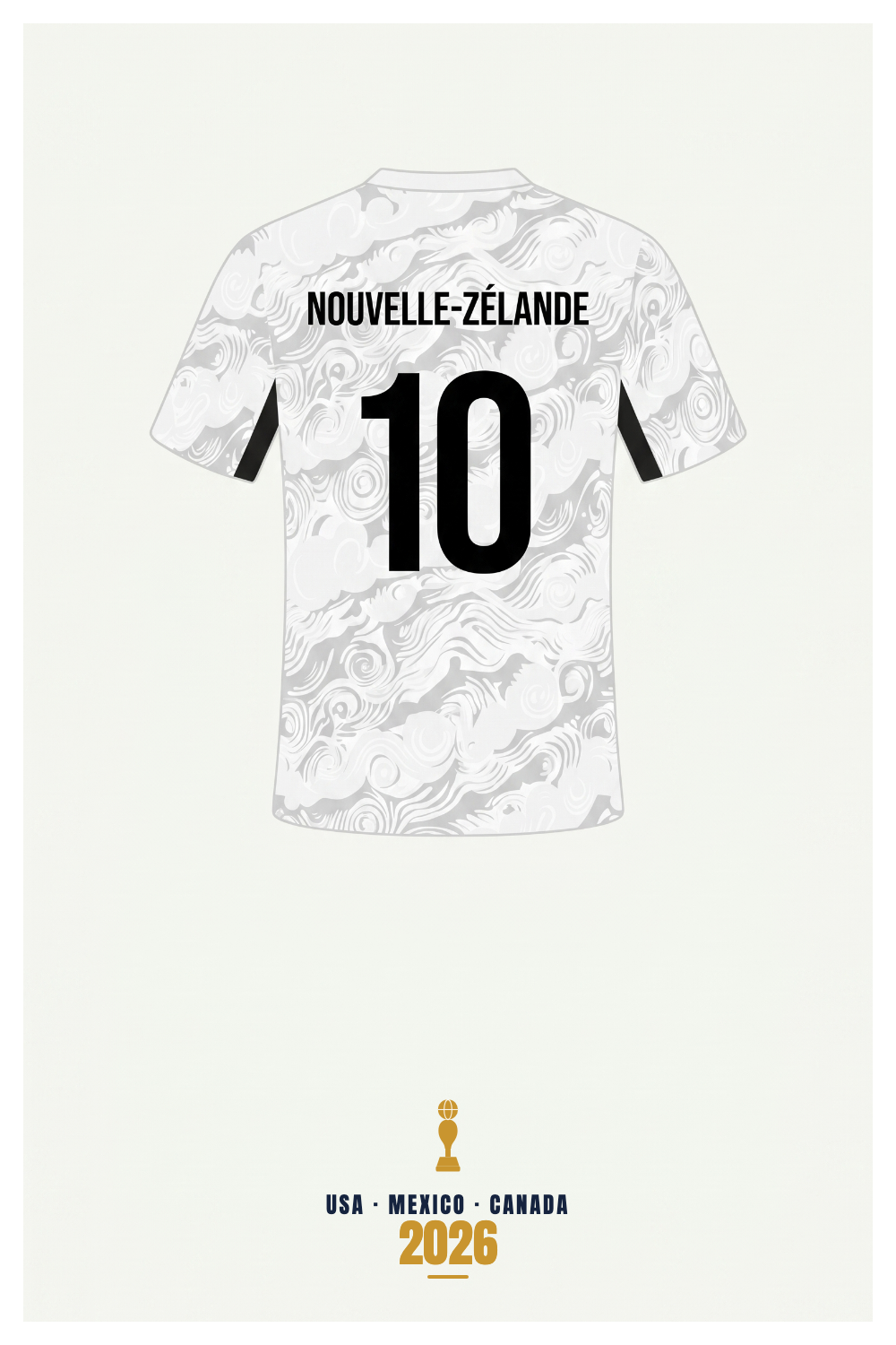 Affiche Nouvelle-Zélande - USA - Mexico - Canada 2026